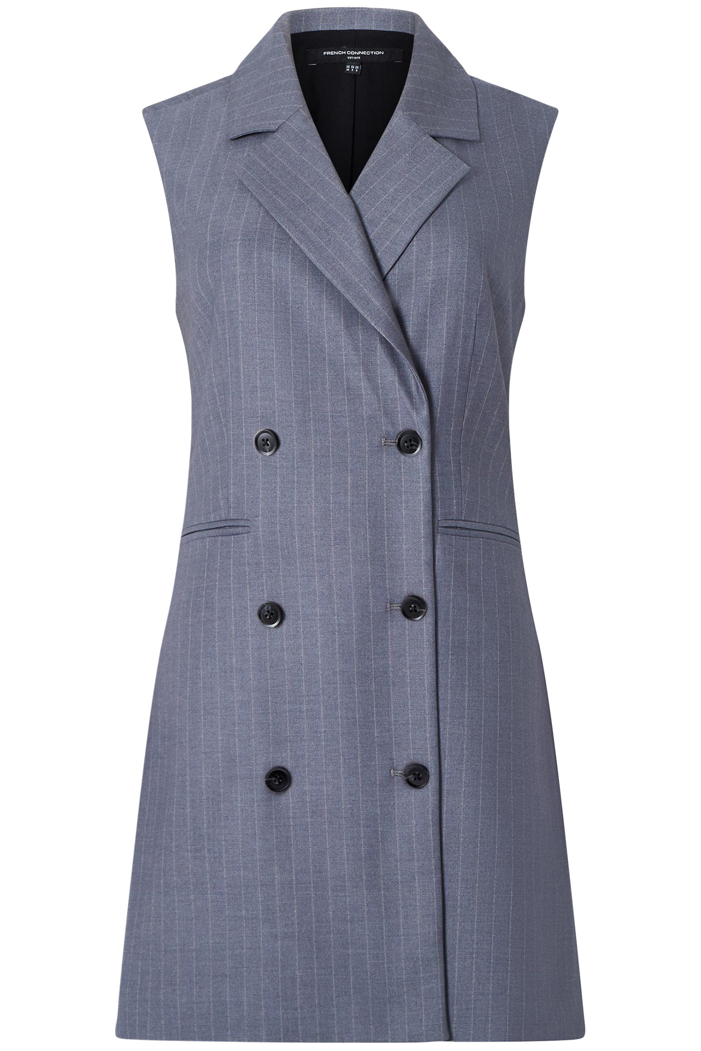 FIORELLA PIN STRIPE TUXEDO DRE GREY 4