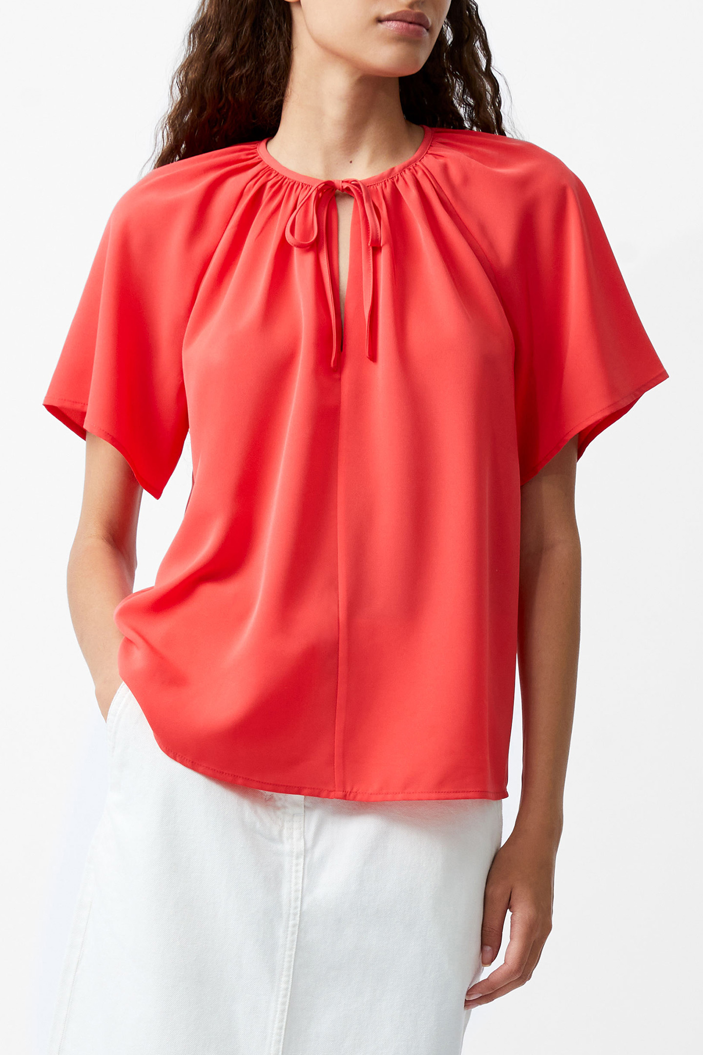 CAPRIANA CREPE LIGHT TOP CAYENNE RED 1