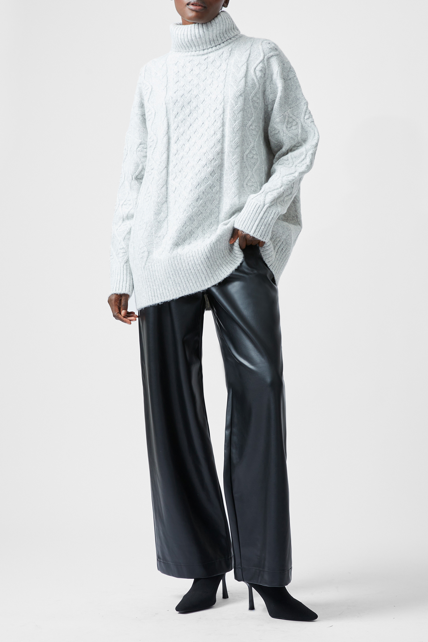 MAKIRA LS JUMPER LIGHT GREY MEL 1