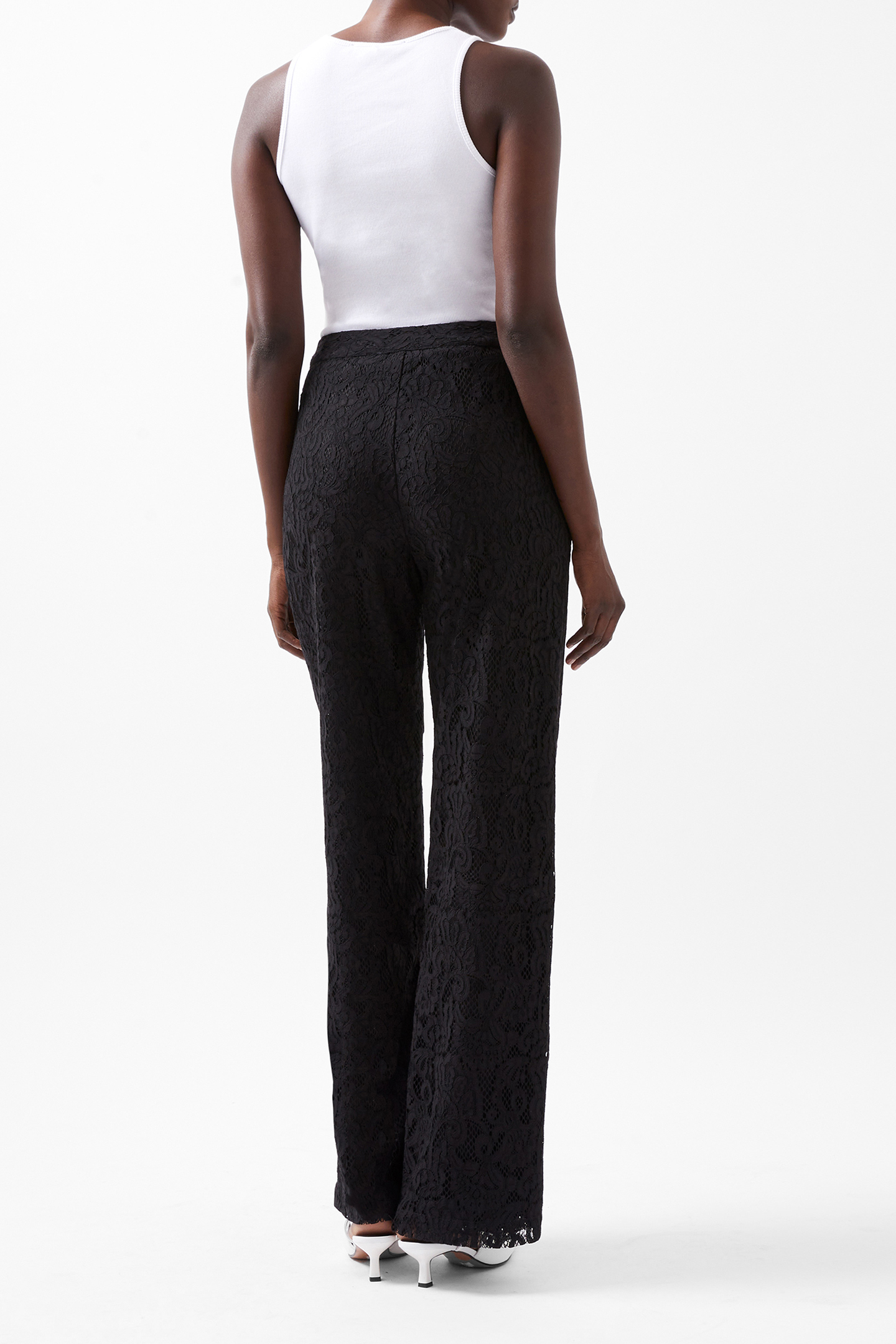 ASURA LACE FLARED TROUSER BLACKOUT 2