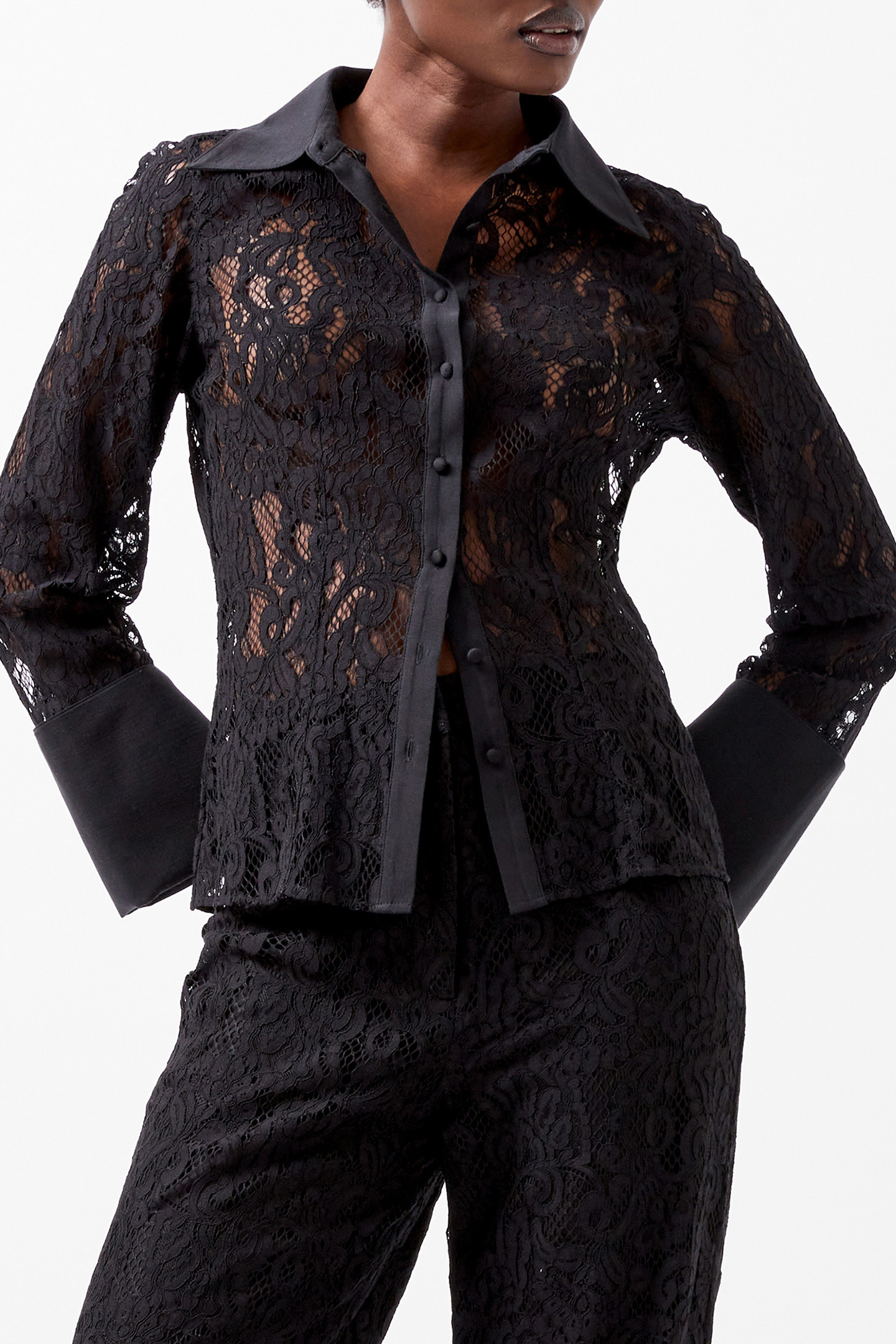 ASURA LACE LS SHIRT BLACKOUT 1