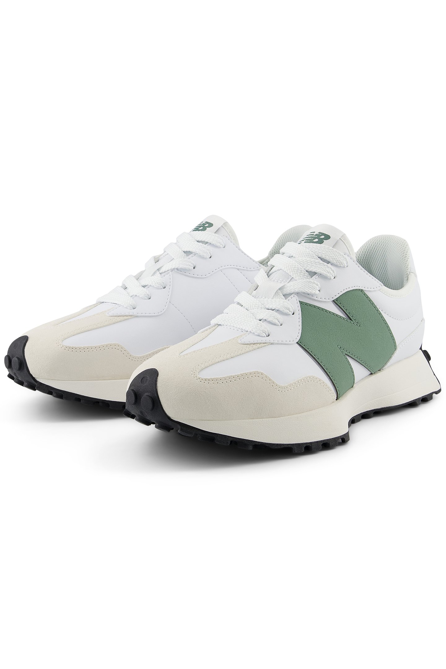 U327SKC SNEAKERS IN WHITE & GREEN 8
