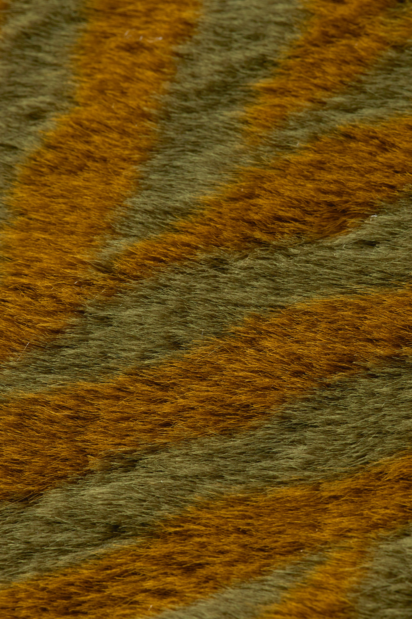 A-LINE FAUX FUR COAT OLIVE 10