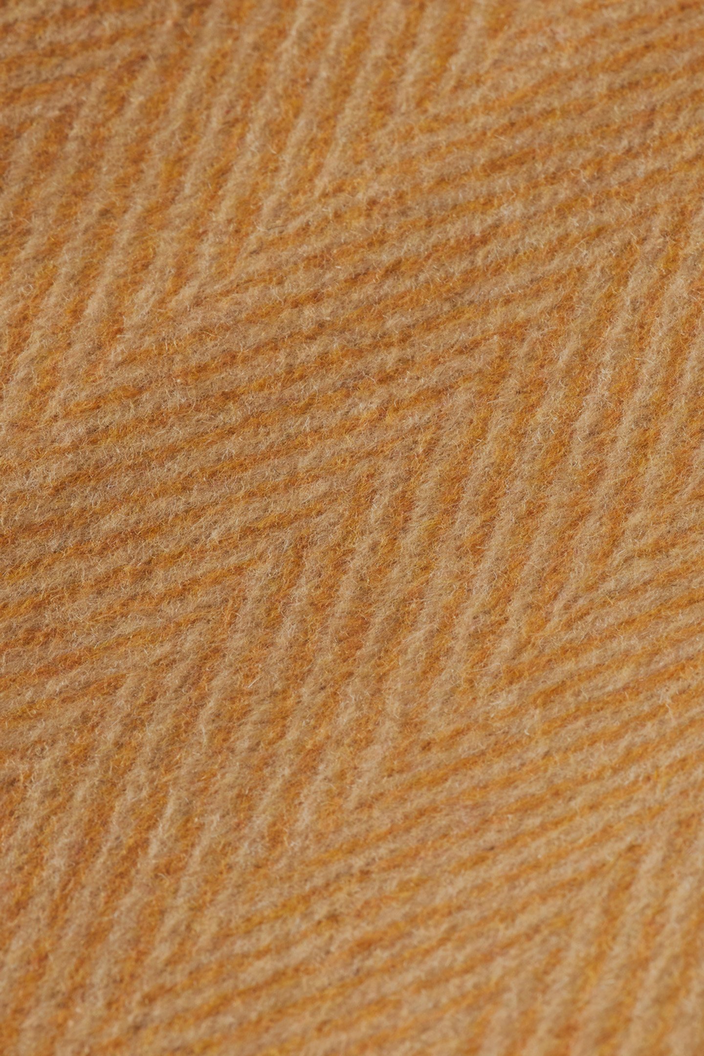 SINGLE BREASTED HERRINGBONE WOOL BLEND TAILORED COAT TABACCO 8