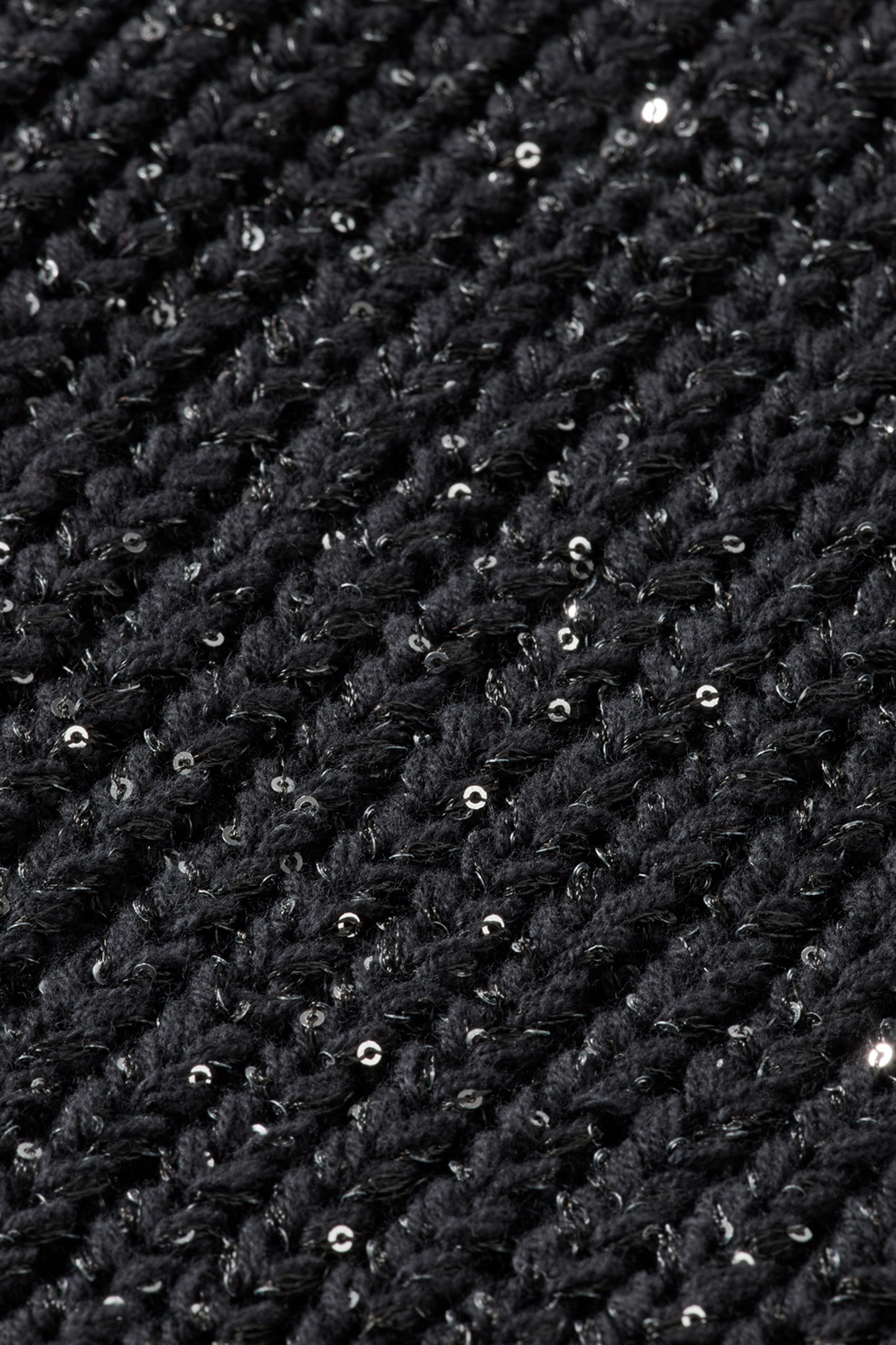 SEQUIN MID LENGTH CARDIGAN EVENING BLACK 3