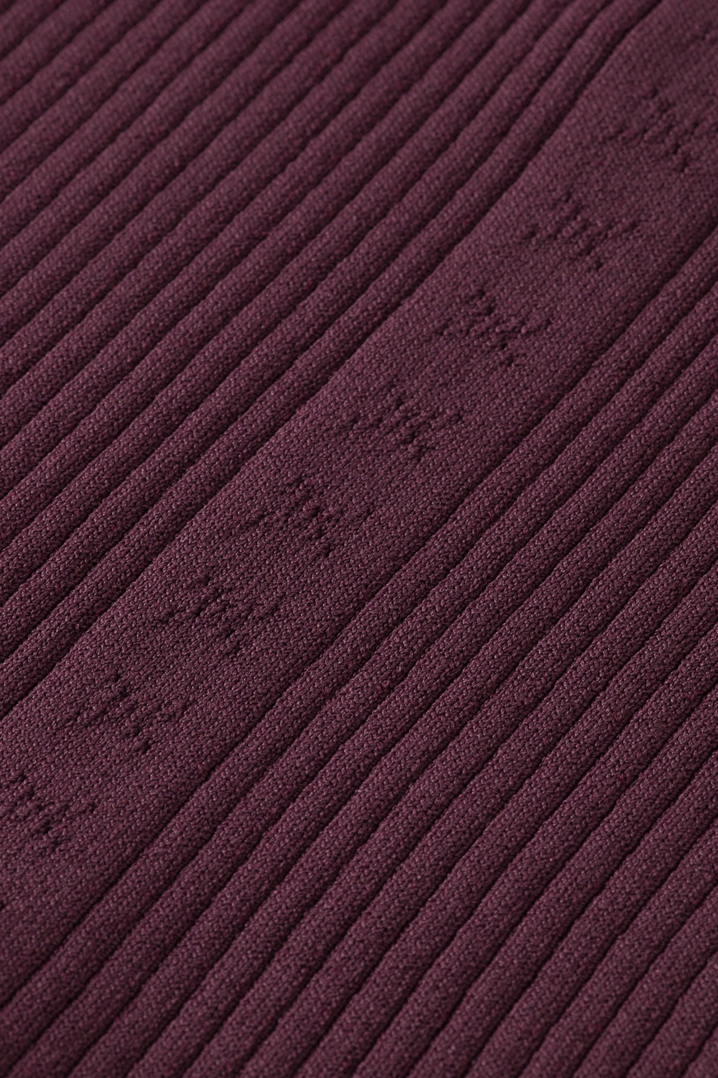 RIBBED FITTED PULLOVER BERRY 8