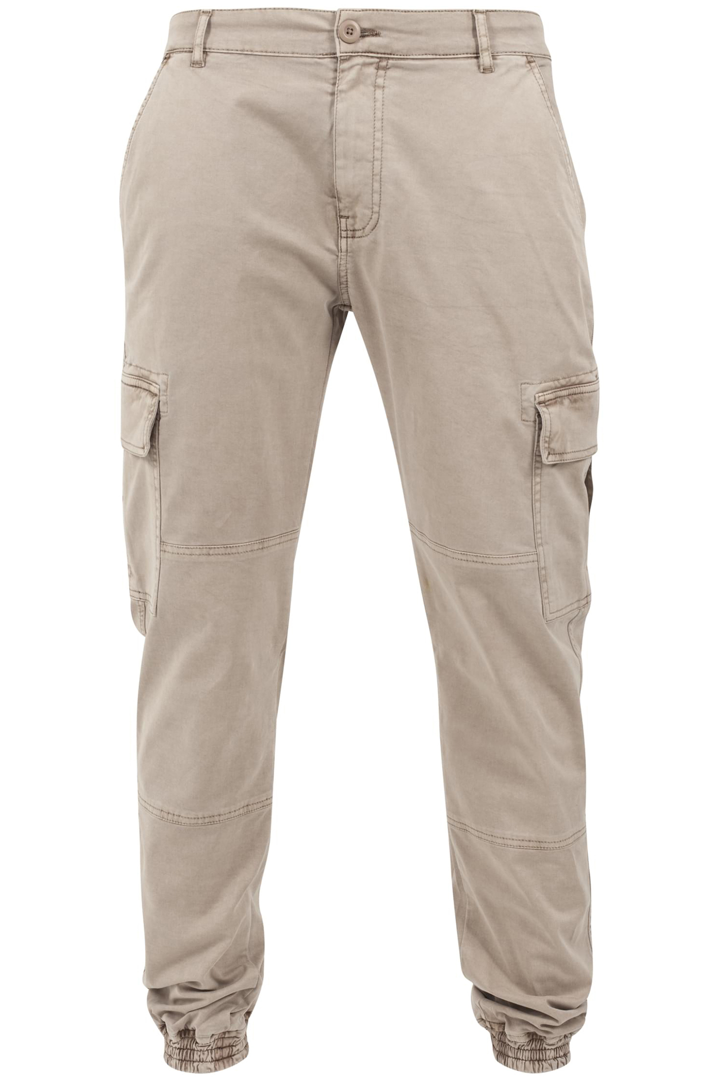 WASHED CARGO TWILL JOGGING PANTS SAND by Urban Classics