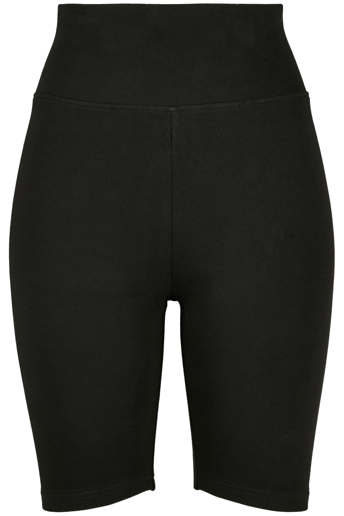 LADIES HIGH WAIST CYCLE SHORTS BLACK 2