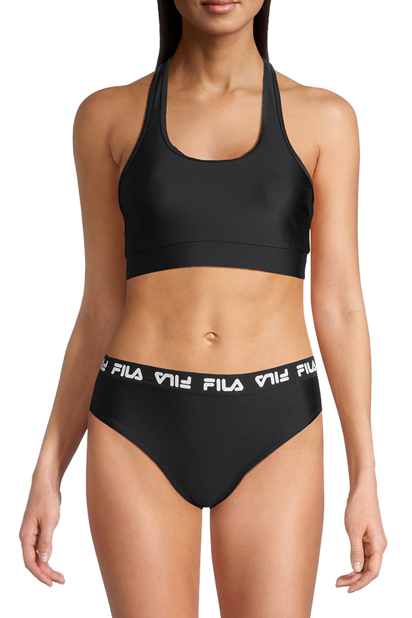 SORANO RACER BACK BIKINI BLACK 1