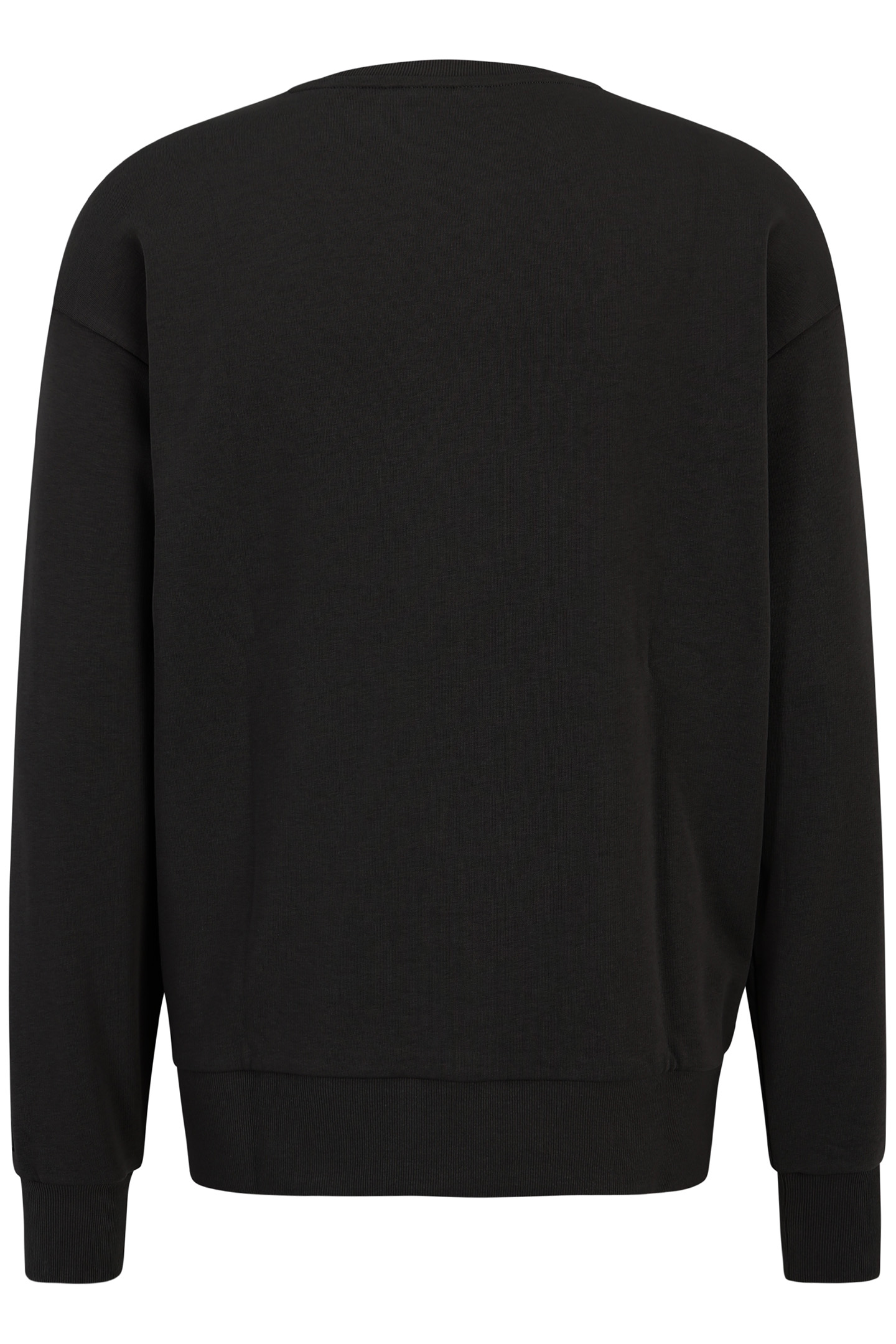 LUSIGNY LOOSE CREW BLACK-TRUE RED 5