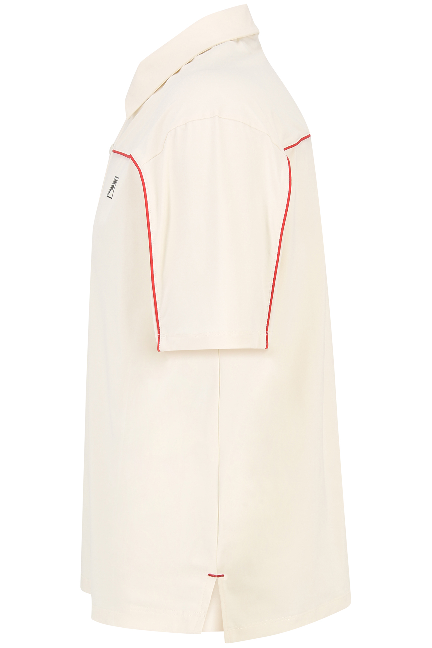 LESKAJ LOOSE POLO SHIRT ANTIQUE WHITE 3