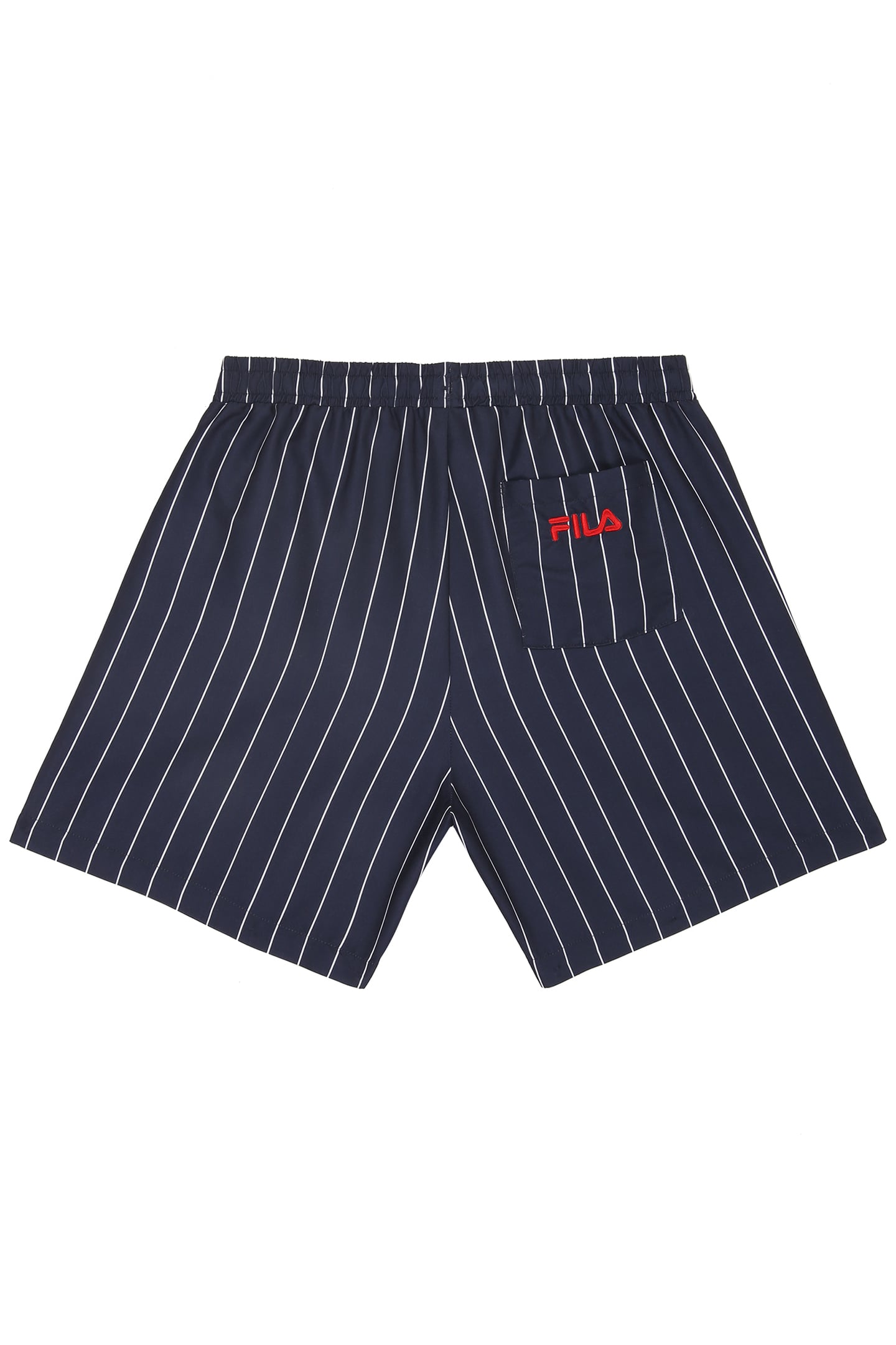 SCOGLITTI AOP BEACH SHORTS BLACK IRIS/BRIGHT WHITE STRIPED 5