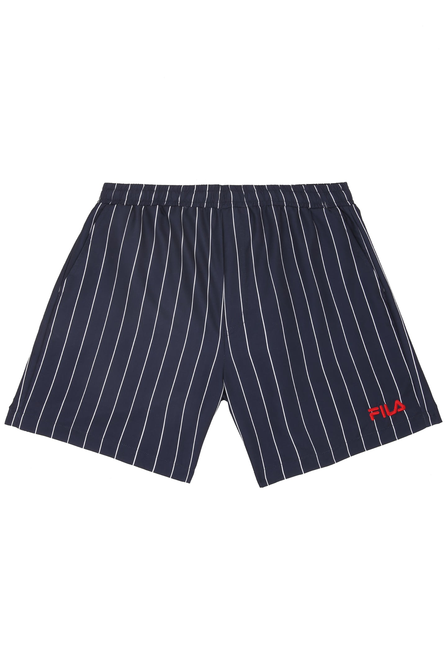 SCOGLITTI AOP BEACH SHORTS BLACK IRIS/BRIGHT WHITE STRIPED 4