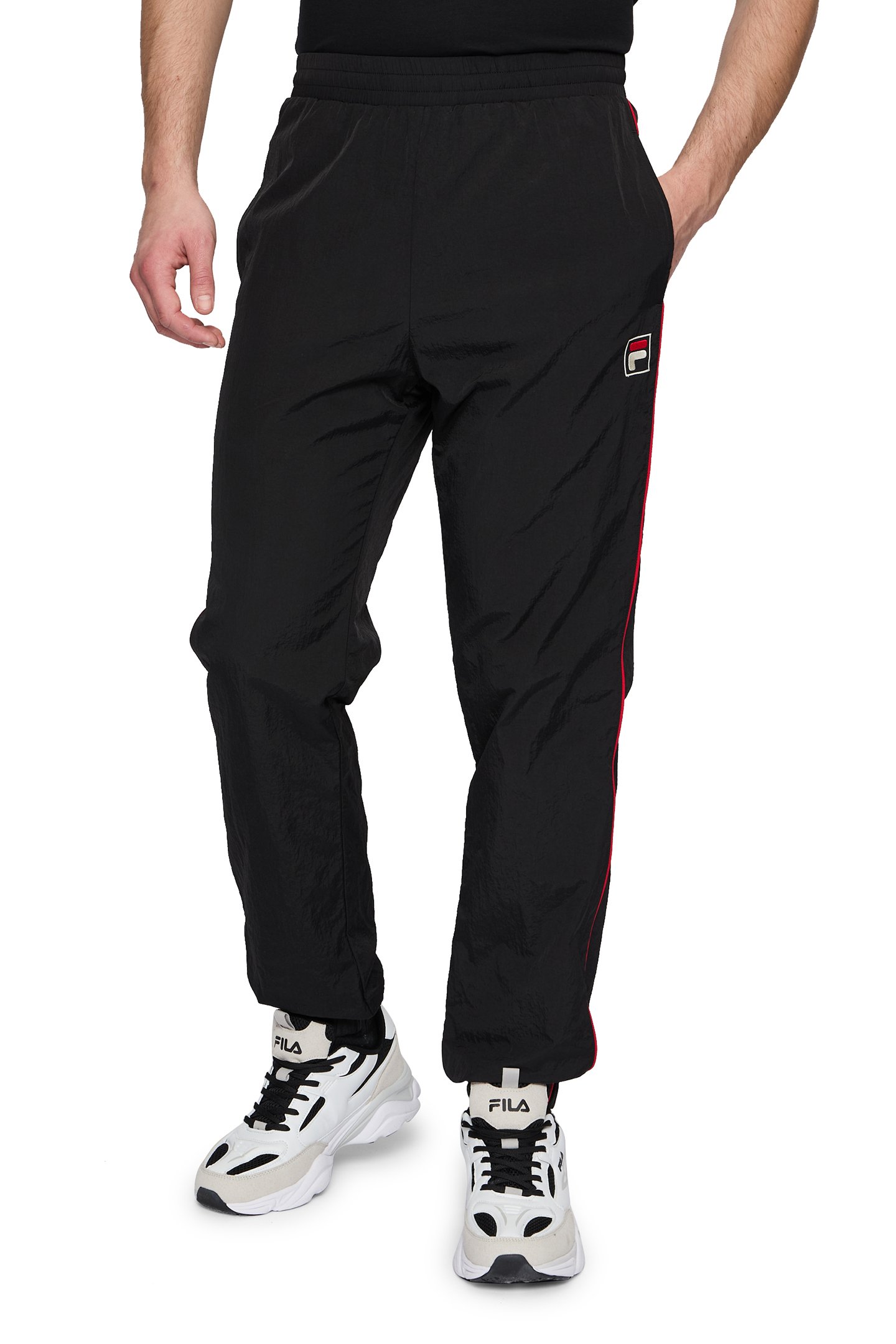 LUMMEN WOVEN PANTS BLACK by FILA