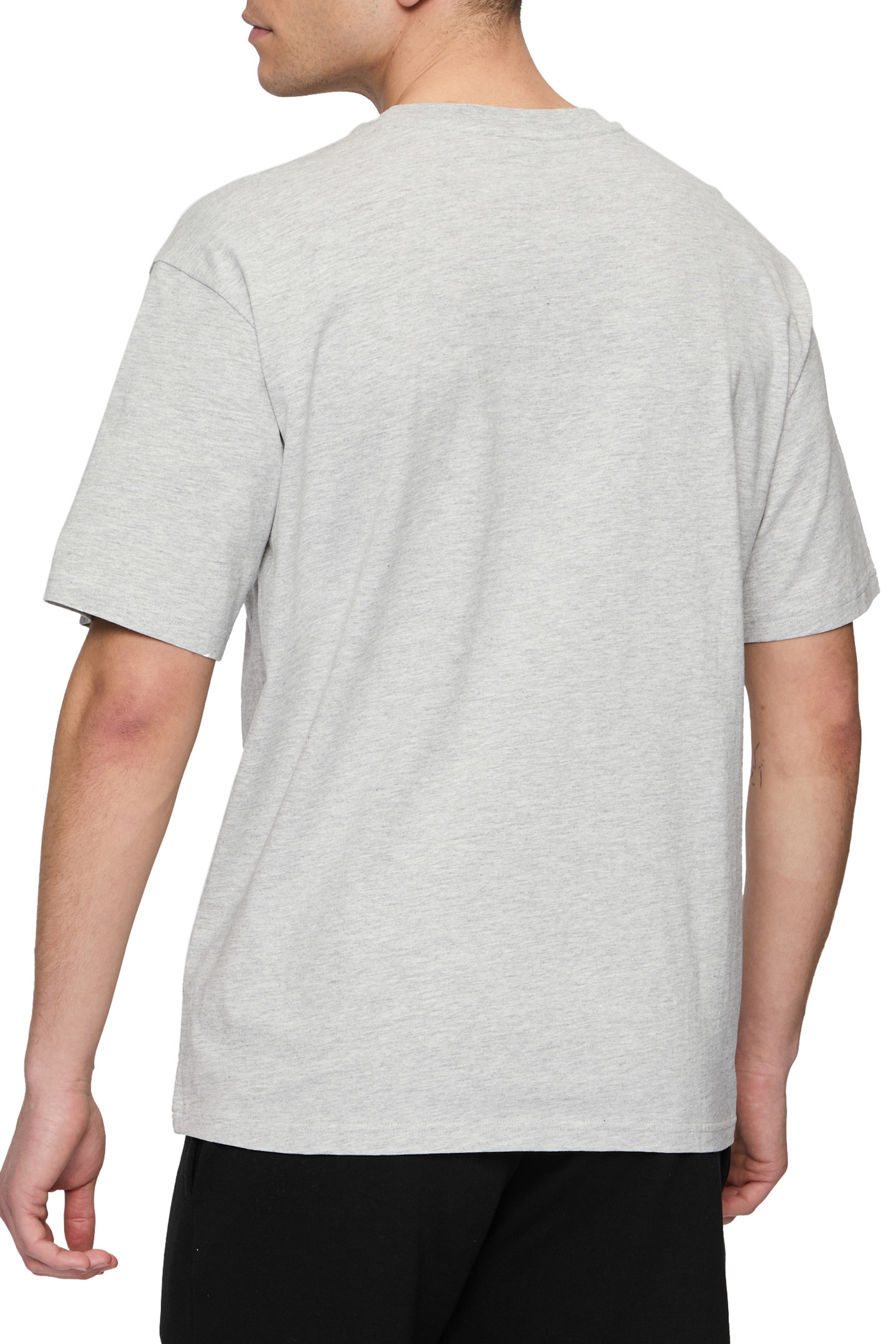 LENS LOOSE TEE LIGHT GREY MELANGE 2