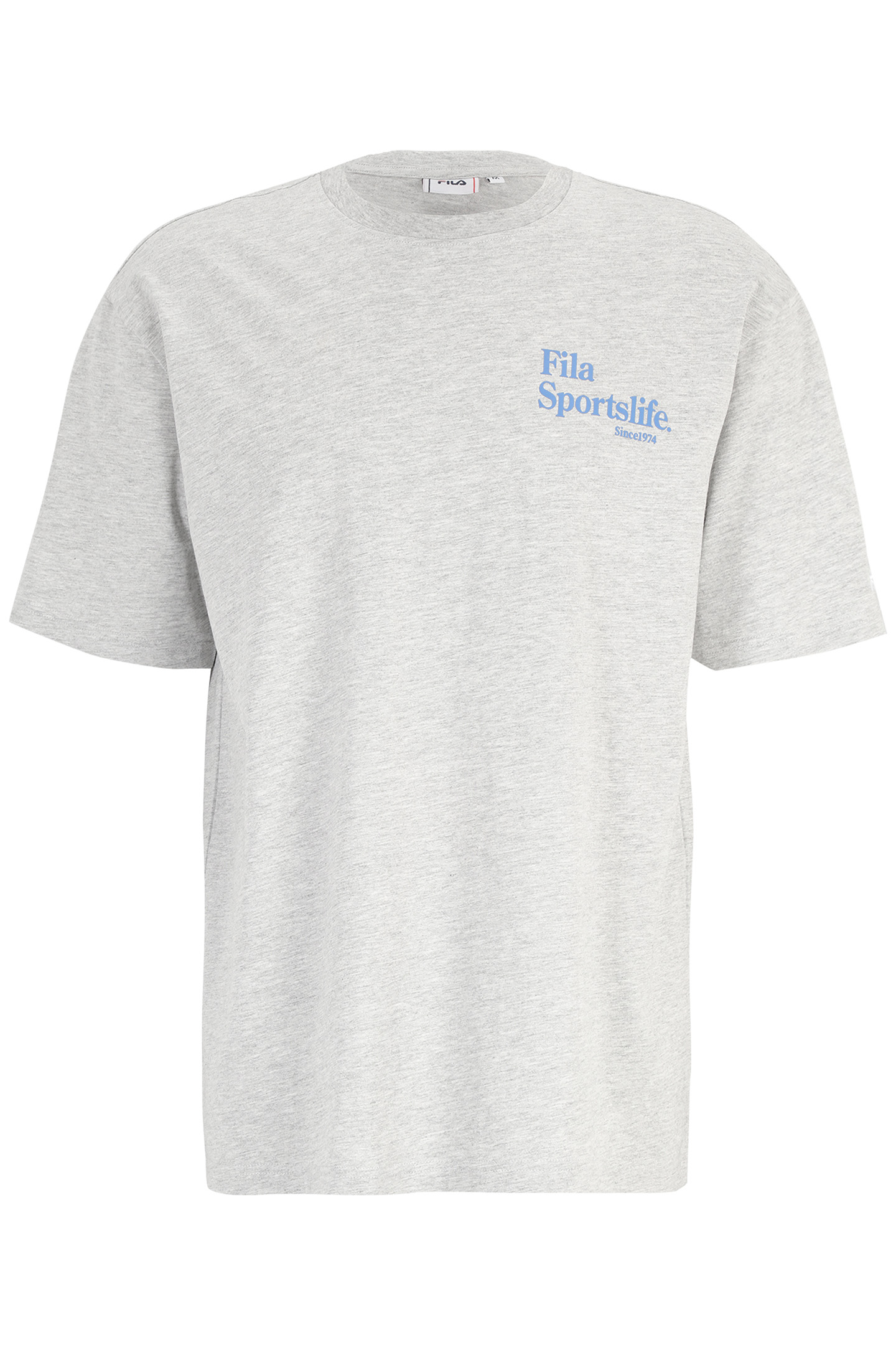 LENS LOOSE TEE LIGHT GREY MELANGE 4