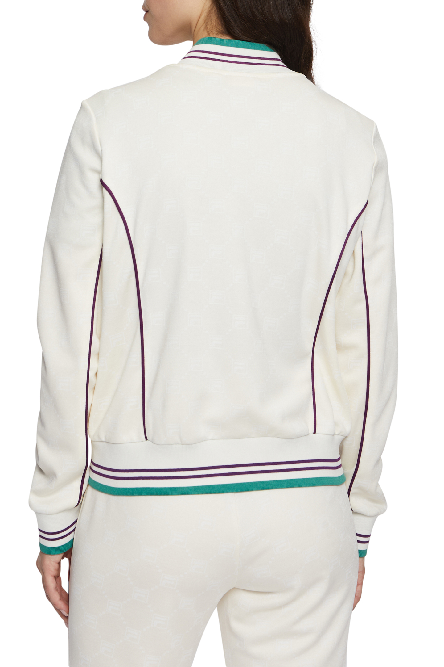 LAMIM TRACK JACKET ANTIQUE WHITE F-BOX MONOGRAM AOP 2