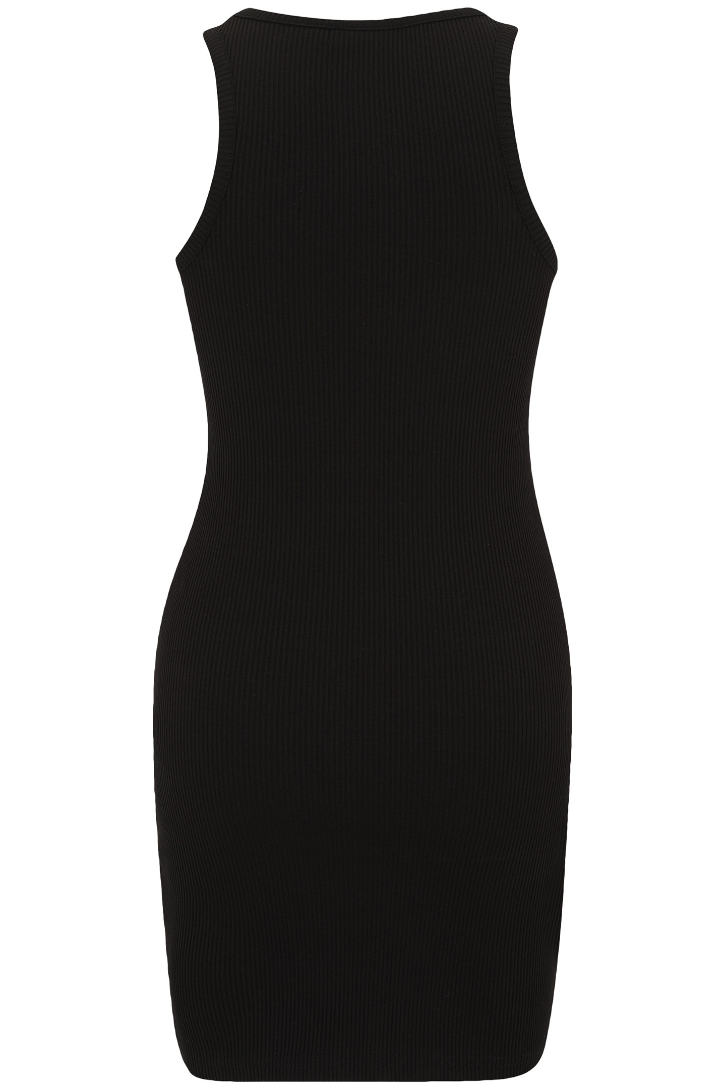 LINKEBEEK SLEEVELESS RIB DRESS BLACK 4