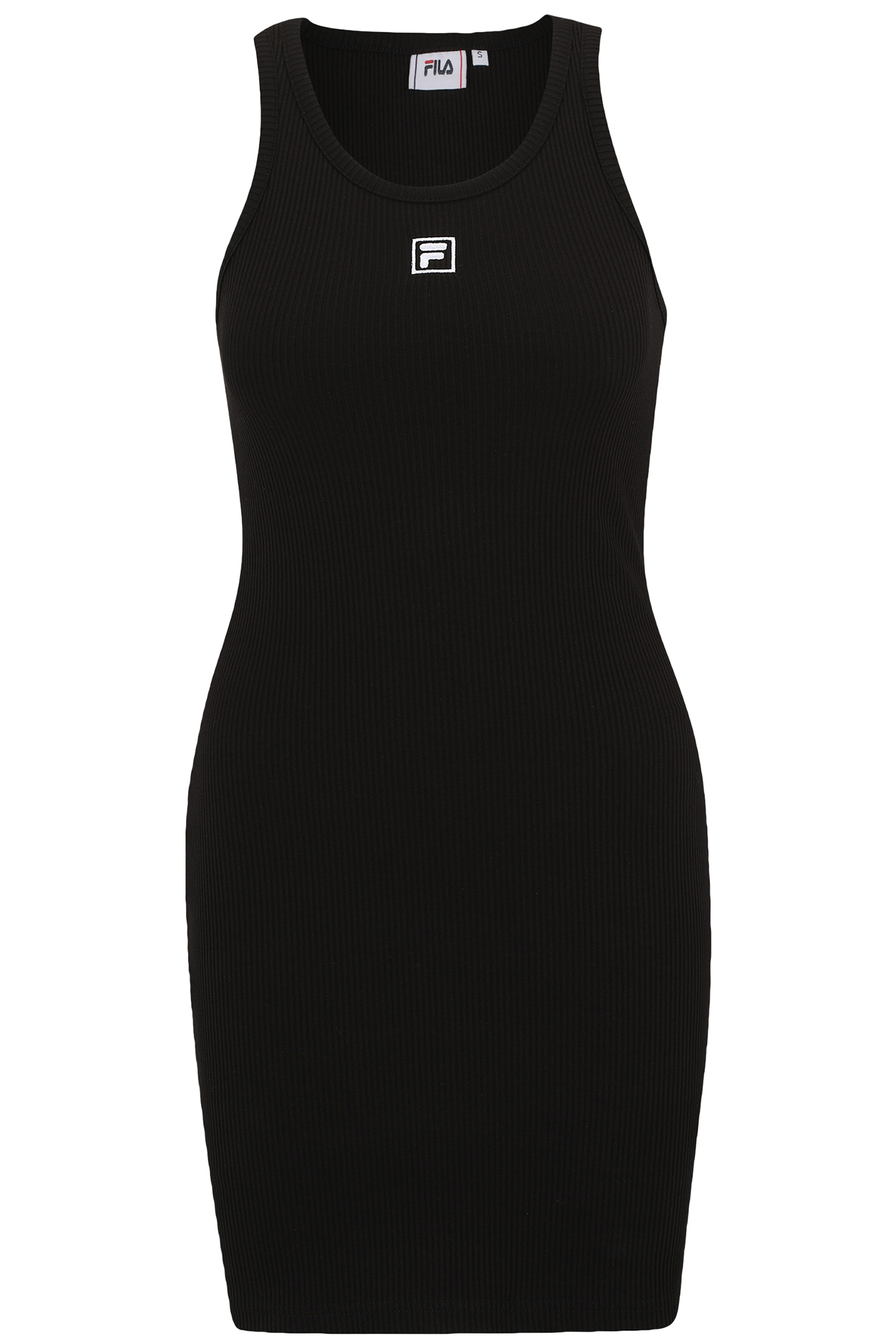 LINKEBEEK SLEEVELESS RIB DRESS BLACK 3
