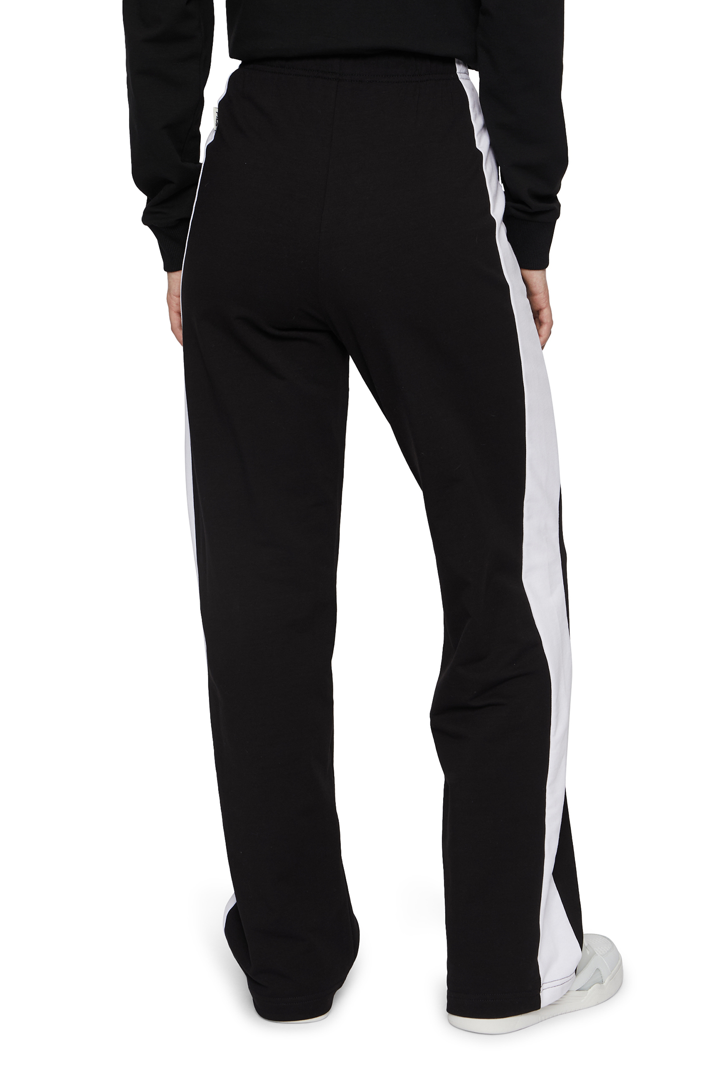 LOKEREN GRAPHIC SWEAT PANTS BLACK-BRIGHT WHITE 2