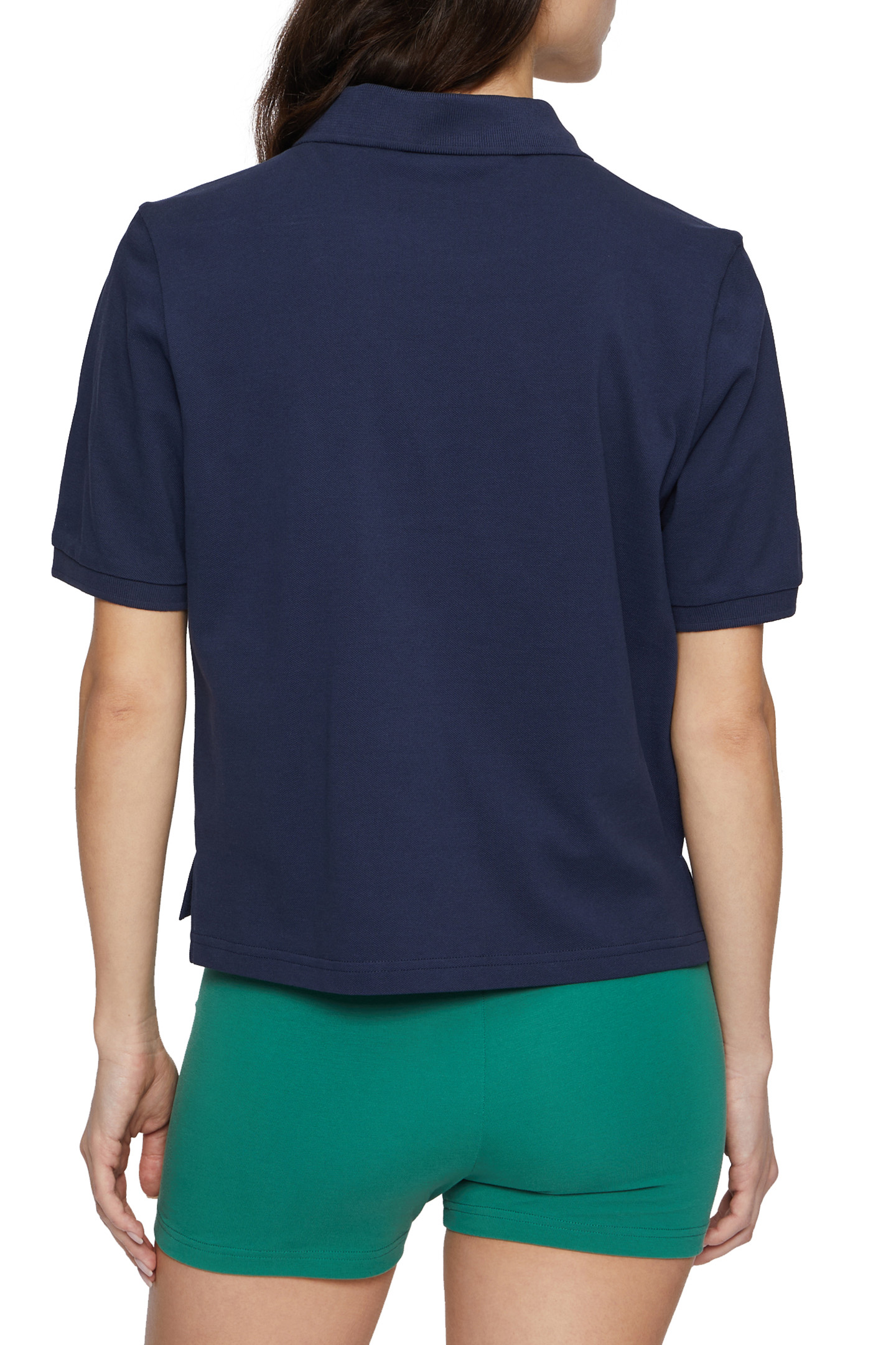 LUTTACH LOOSE POLO SHIRT BLACK IRIS 2