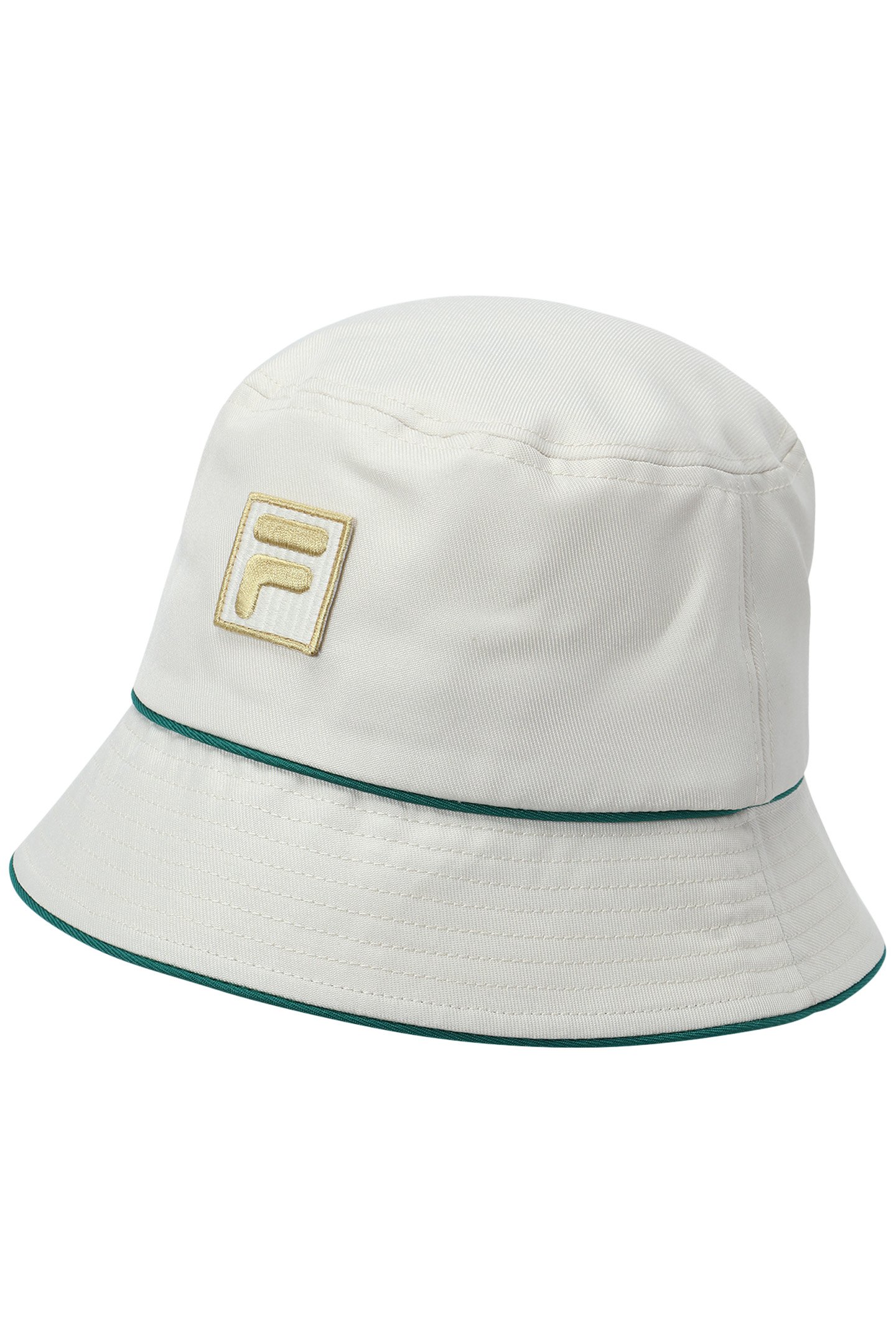 UNISEX CUCUTA COLLEGE F-BOX BUCKET HAT ANTIQUE WHITE by FILA