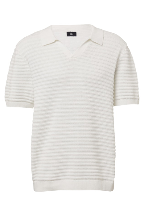 S.OLIVER-QS POLOSHIRTS WHITE 4