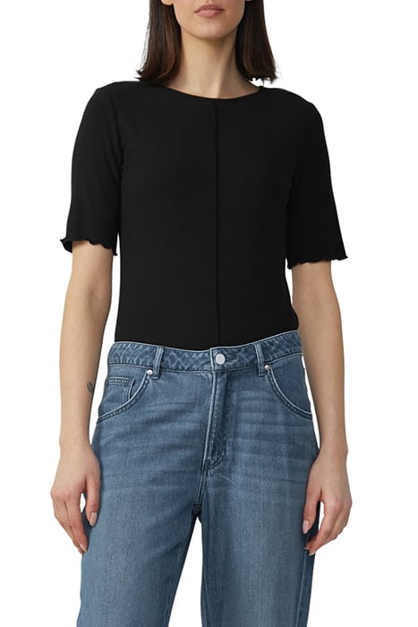 S.OLIVER T-SHIRTS BLACK by s. Oliver