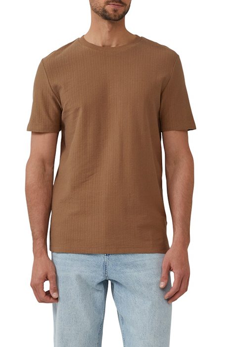 S.OLIVER T-SHIRTS BROWN 1
