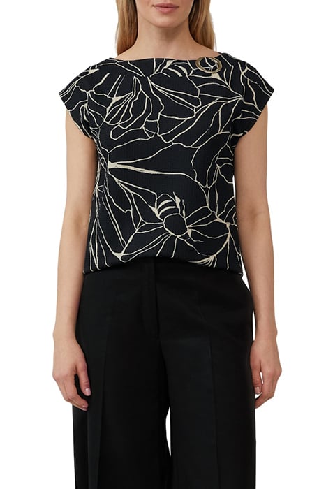 S.OLIVER T-SHIRTS BLACK by s. Oliver