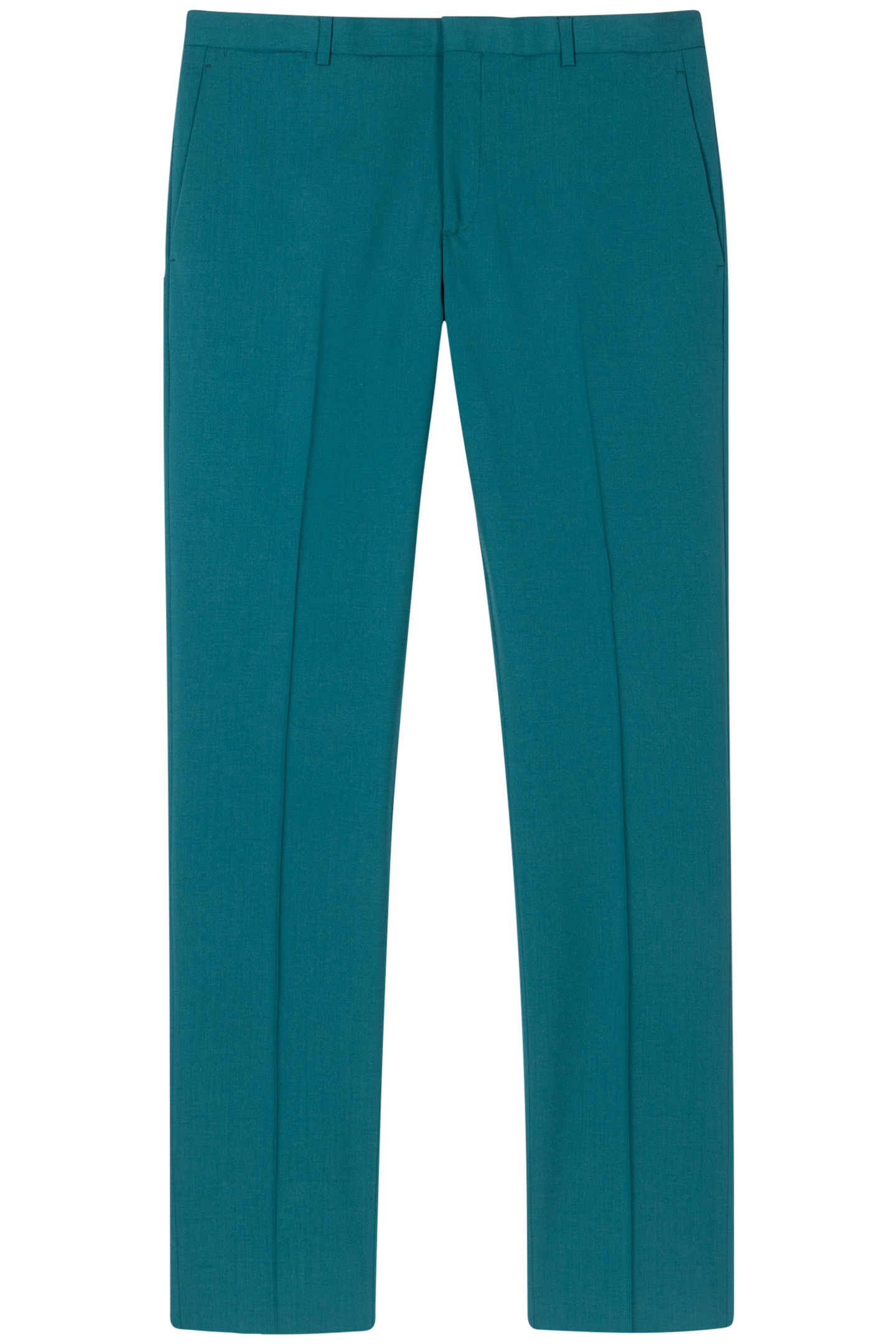 SLIM FIT 2 BUTTON SUIT PETROL BLUE 3