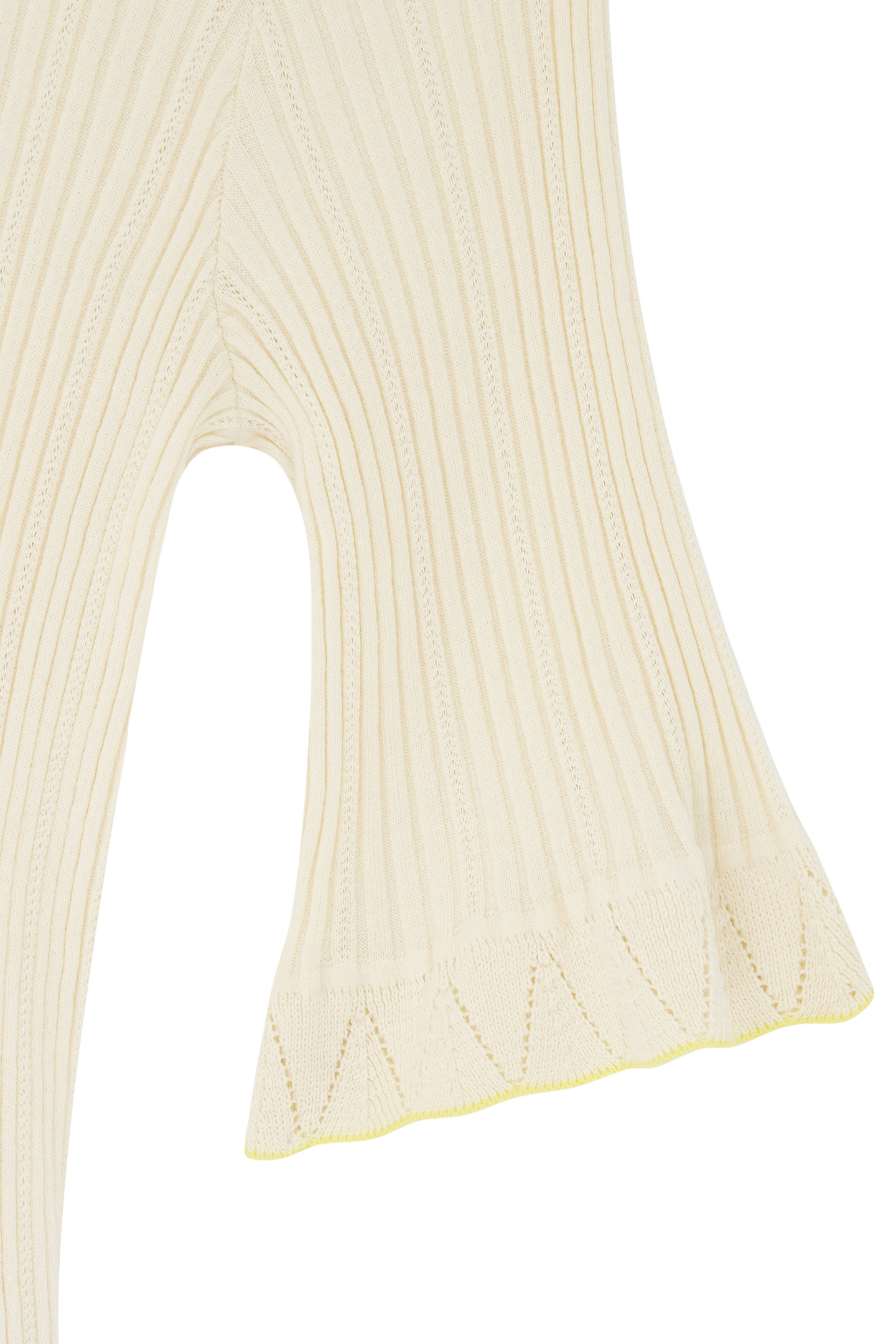 KNITTED SWEATER SS SCOOP NECK OFF WHITE 7