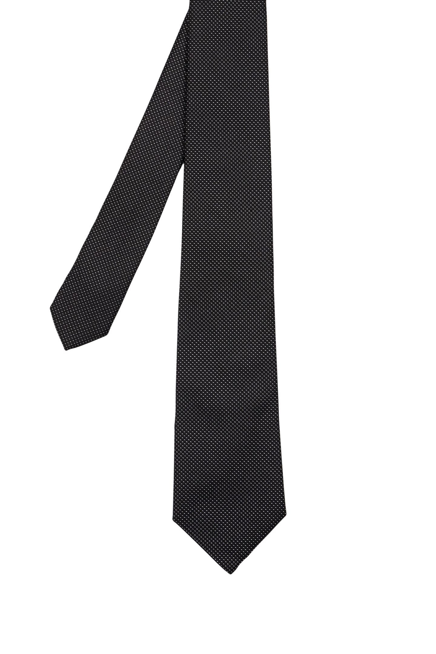 MEN TIE LUREX BLACK 1