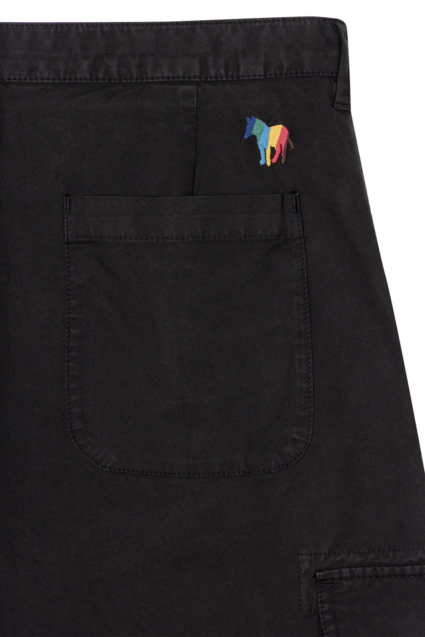 MENS CARGO TROUSER BLACK 4