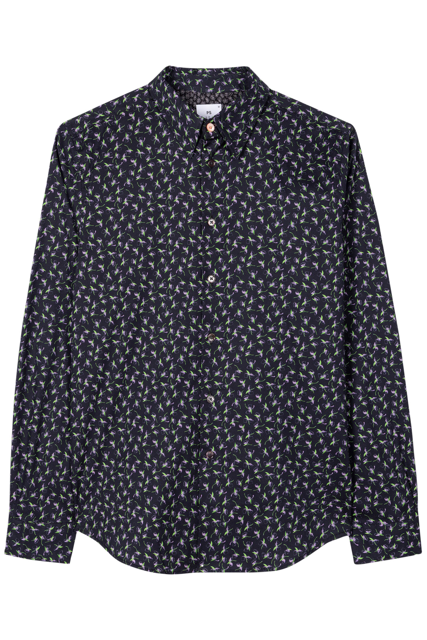 LS TAILORED FIT SHIRT VERY DARK NAVY 3