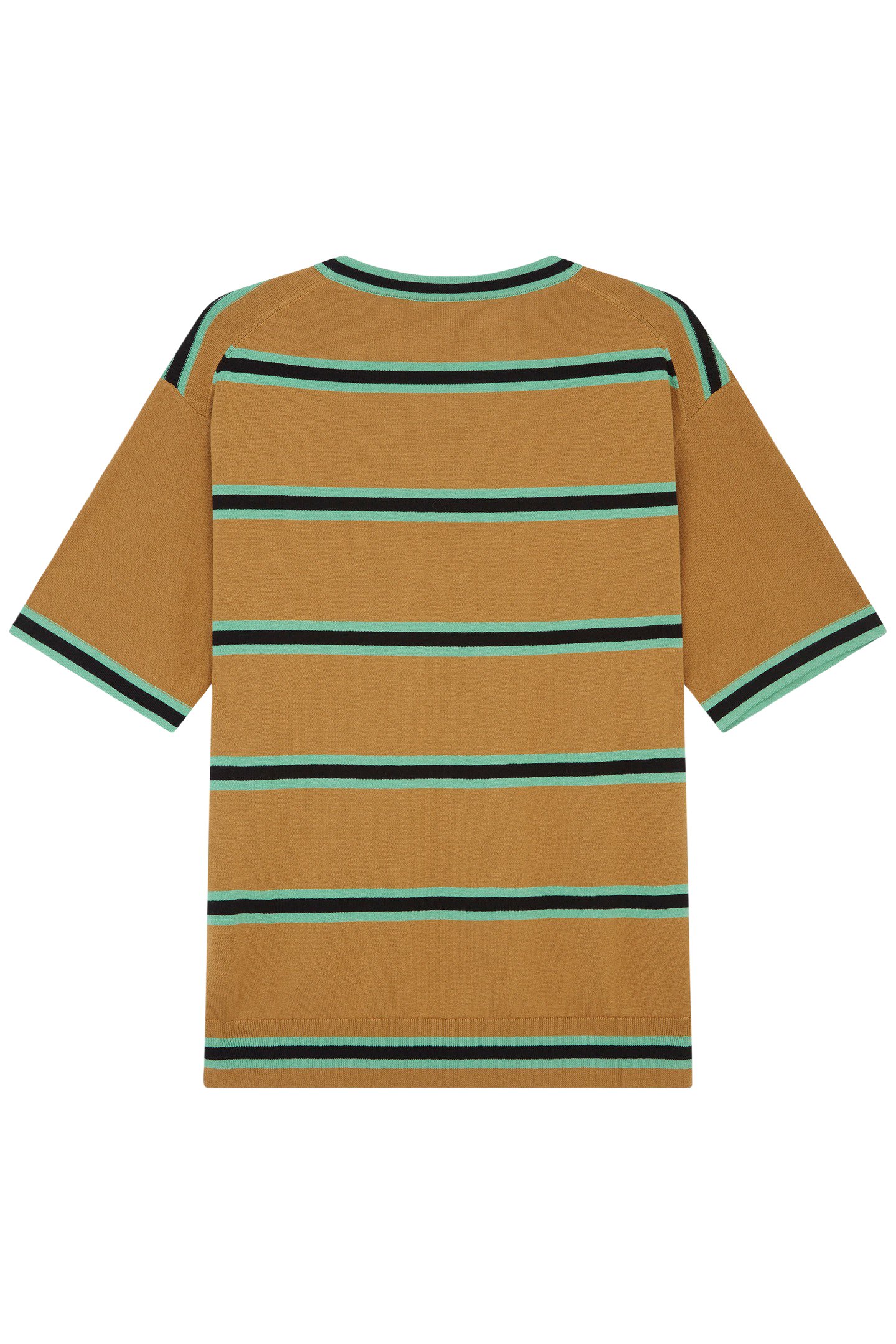 MENS SWEATER SS T SHIRT ZEB EMB KHAKI 5