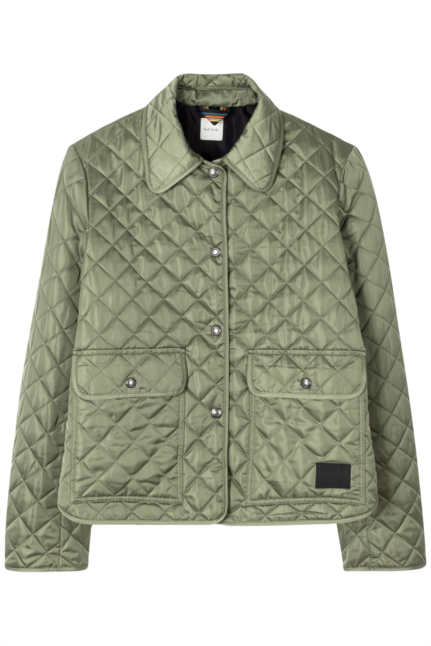 WOMENS QUILTED JACKET MILITARY GREEN 4