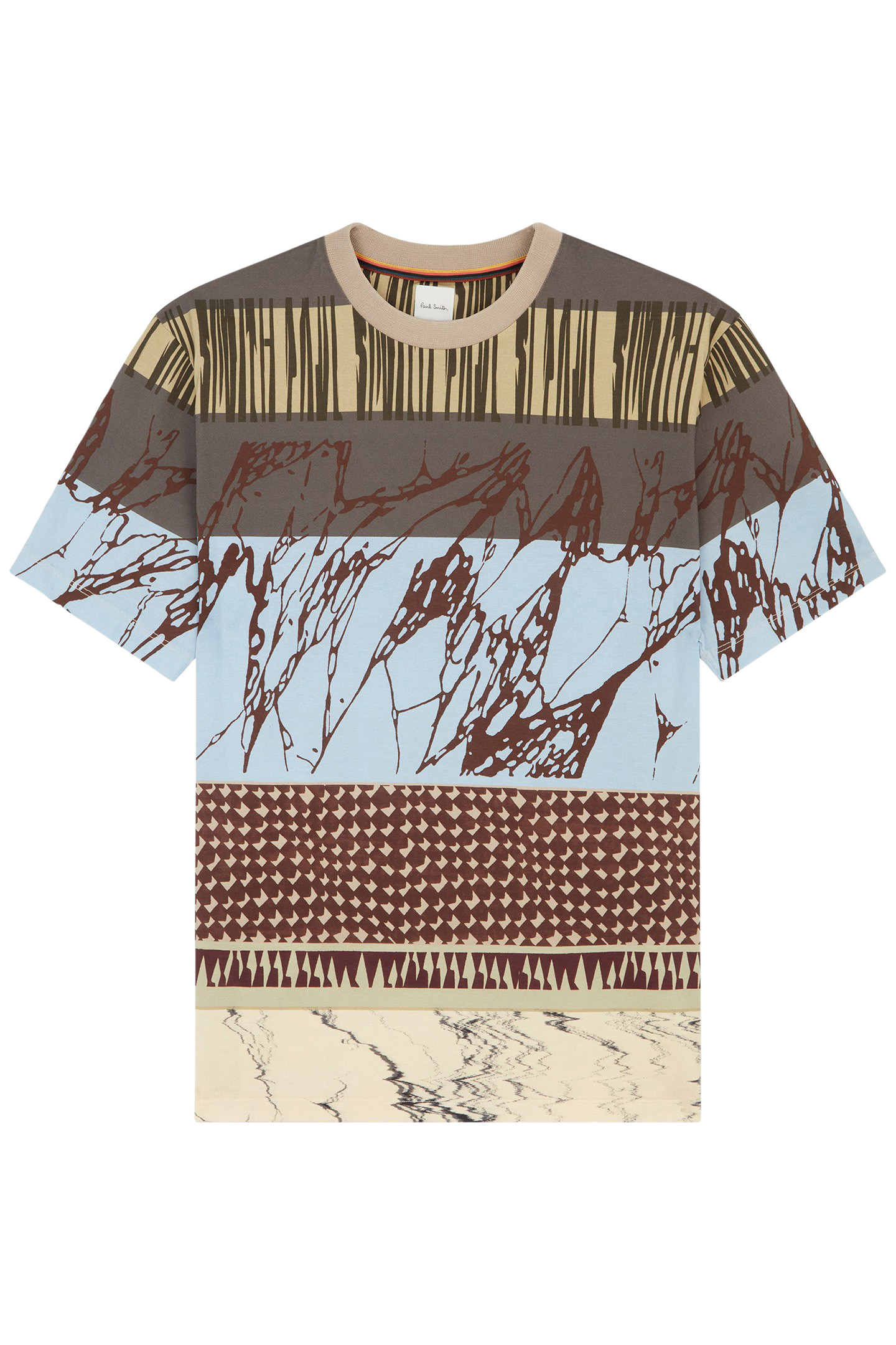 PRINTED TSHIRT LT GREYISH GREEN 3