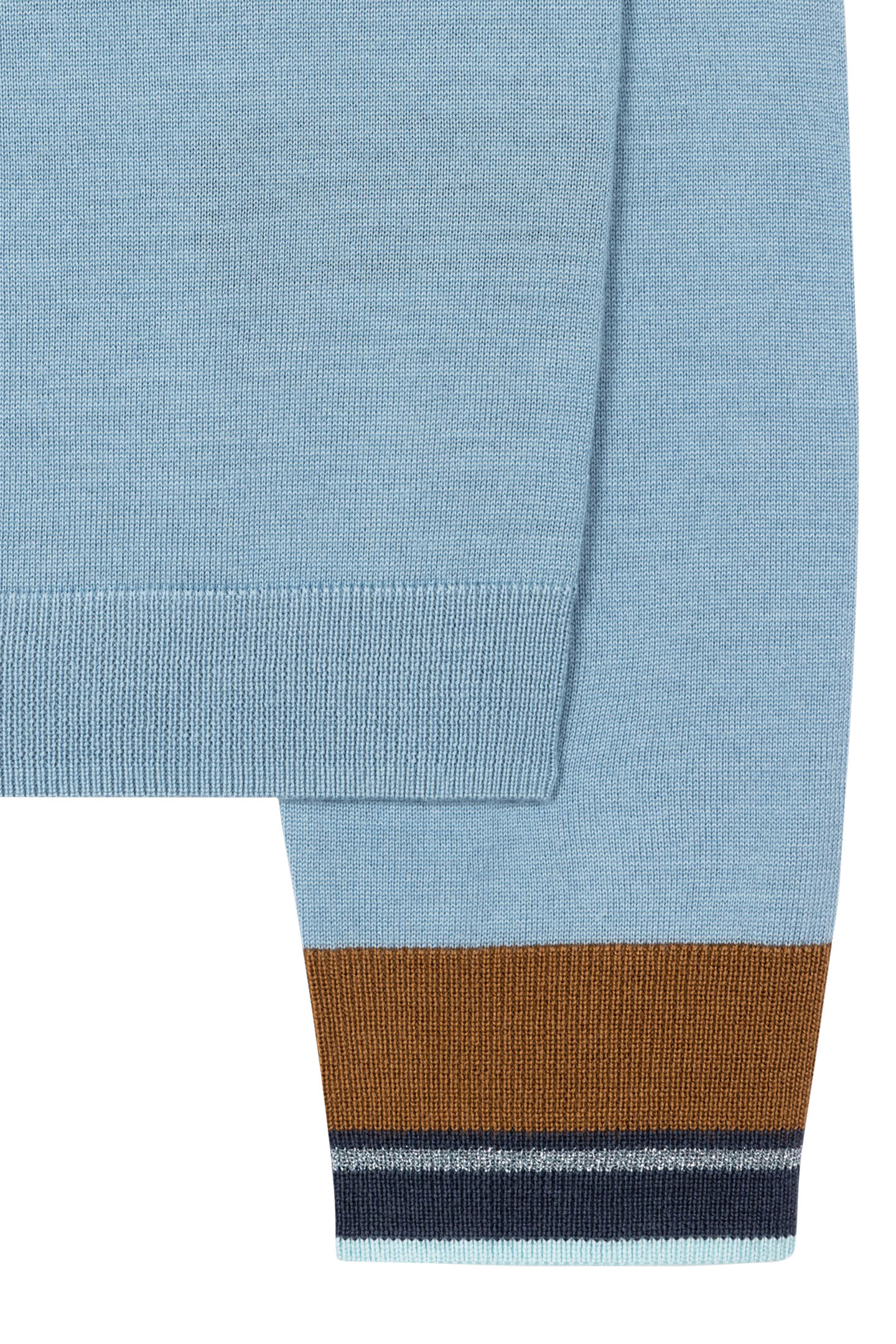 KNITTED SWEATER ROLL NECK PETROL BLUE 5