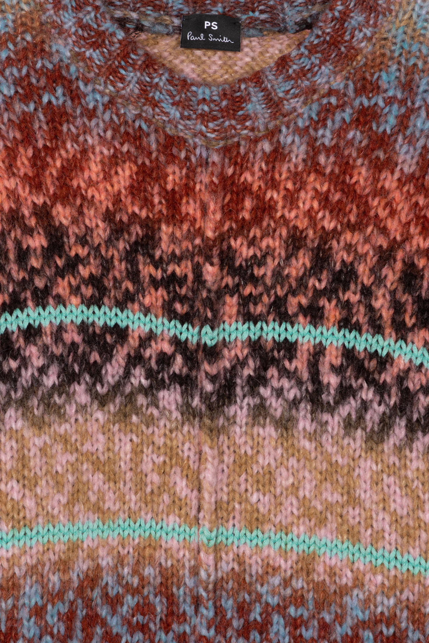 KNITTED SWEATER CREW NECK POWDER PINK 6