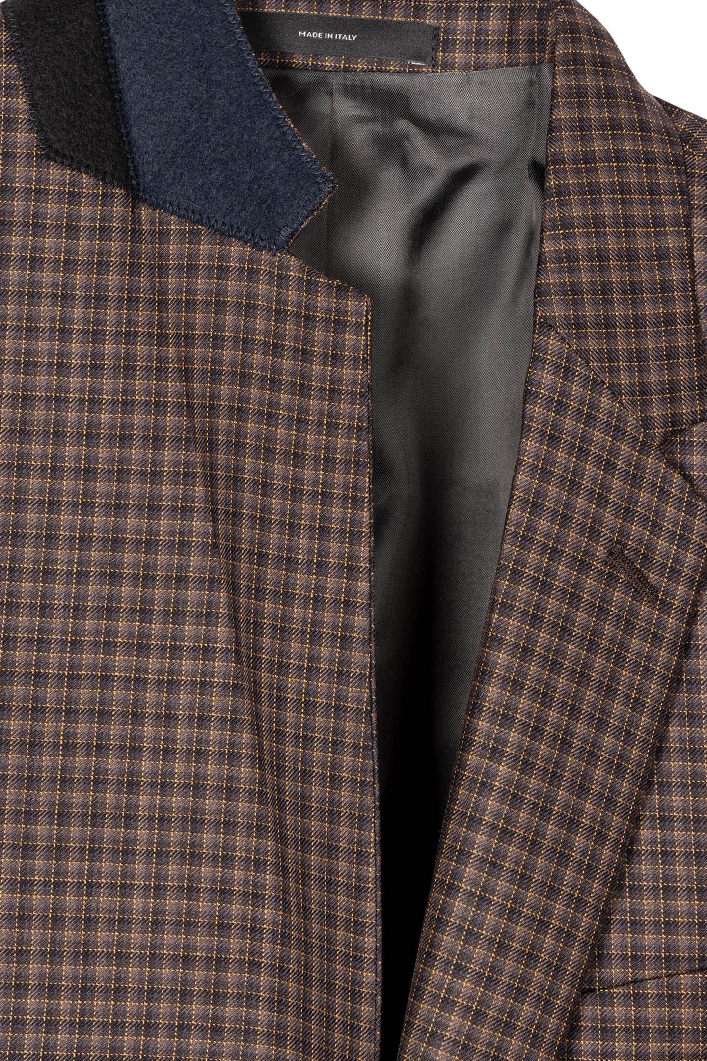 MENS 2 BUTTON JACKET DARK BROWN 6