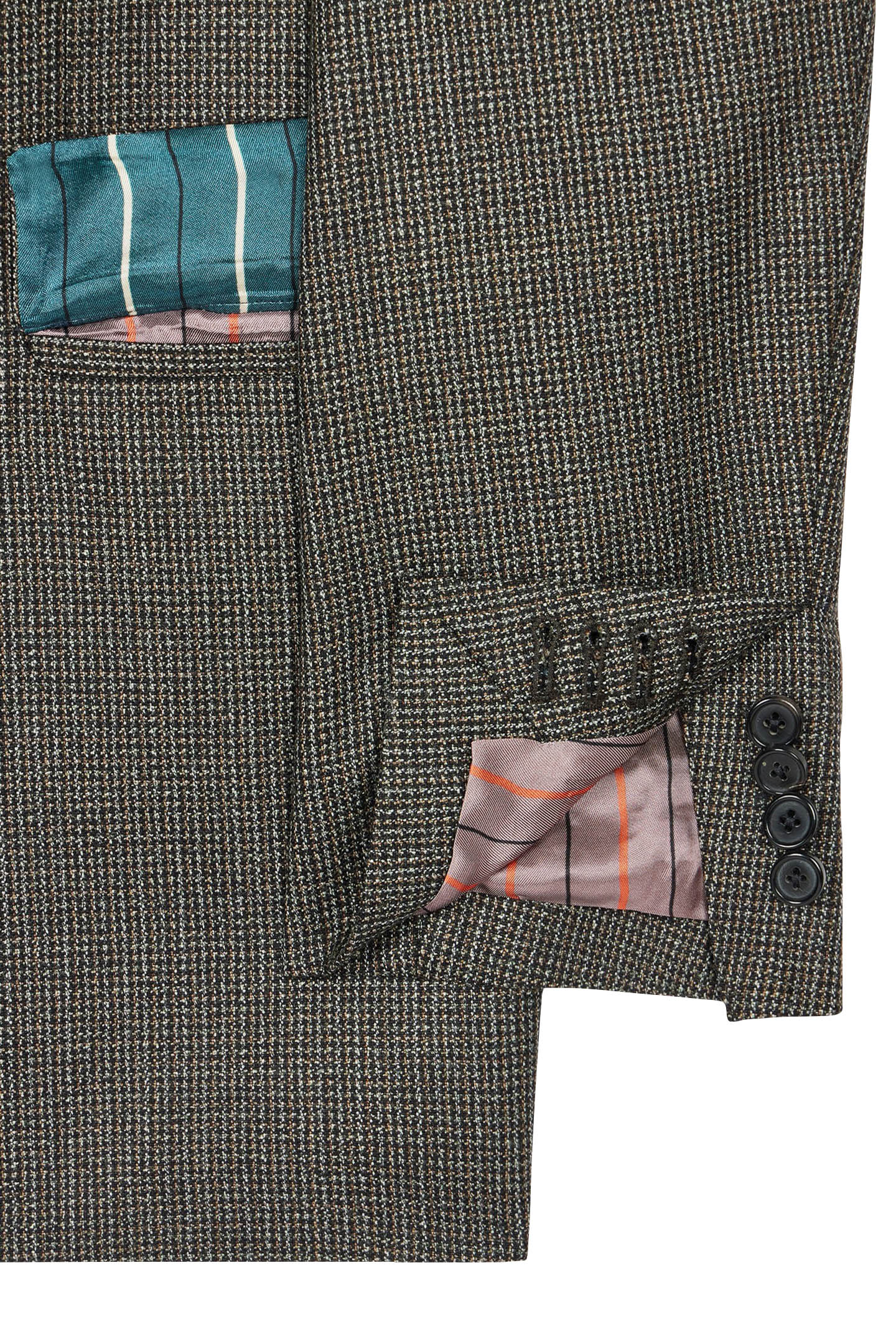 2 BUTTON JACKET BLACK MELANGE 4