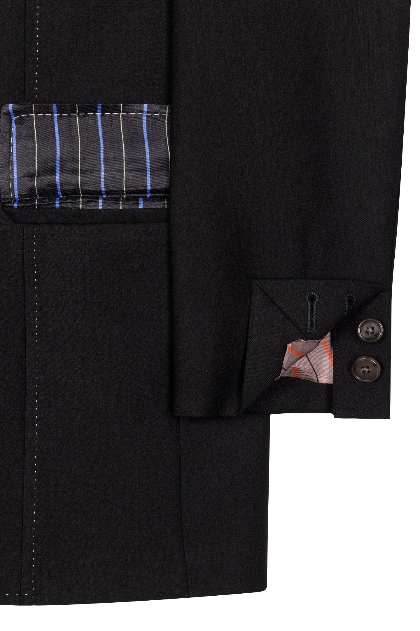 MENS 2 BUTTON JACKET BLACK 9