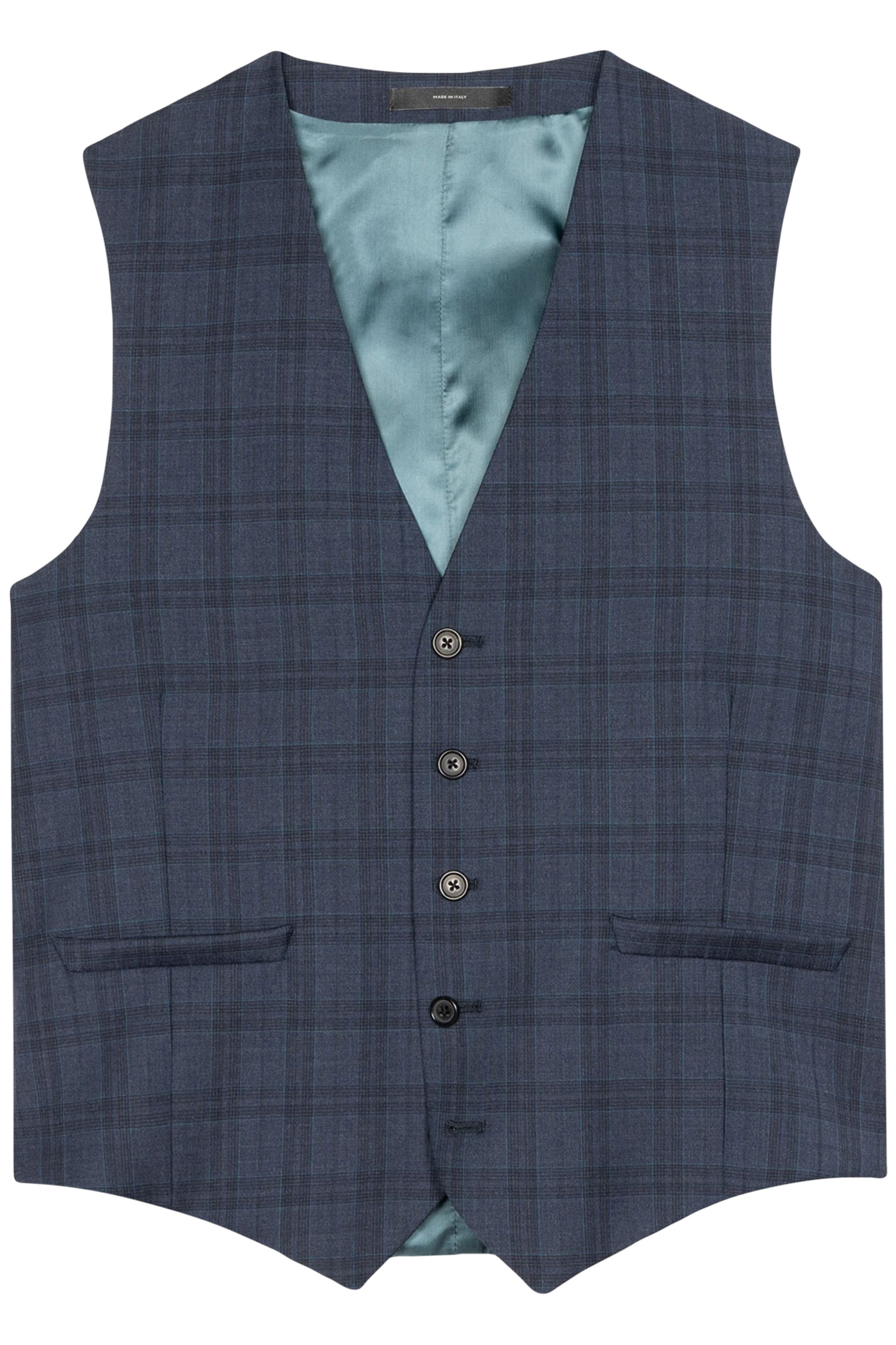 TAILORED FIT 3PCE 2 BUTTON SUIT NAVY 4