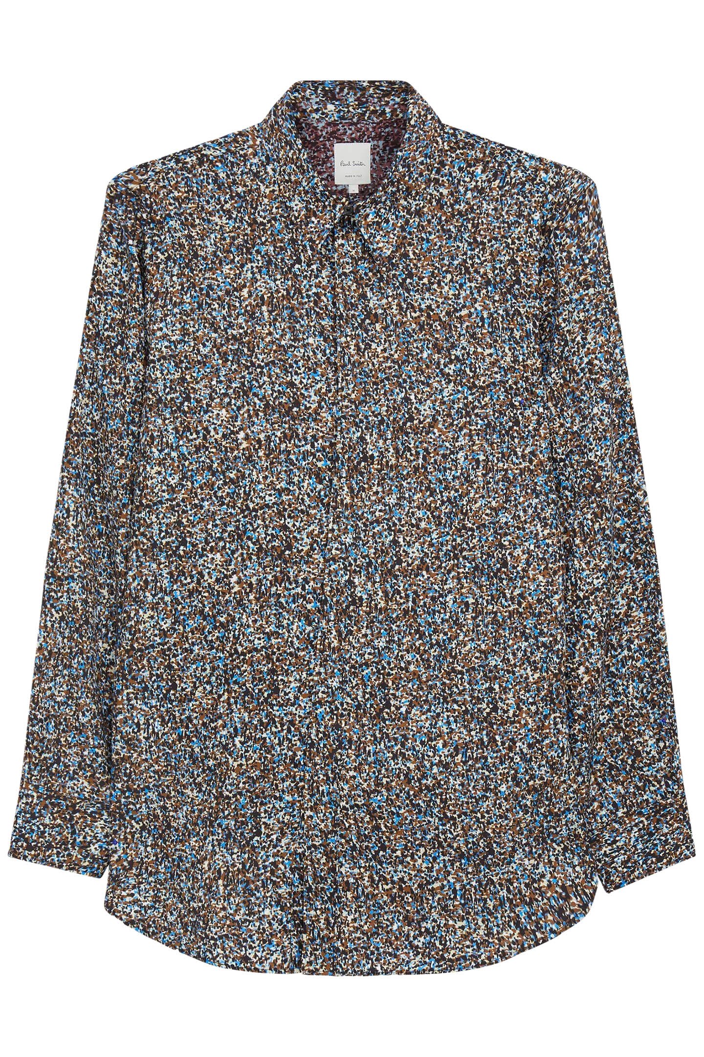 MENS S/C TAILORED FIT SHIRT BLUE 1