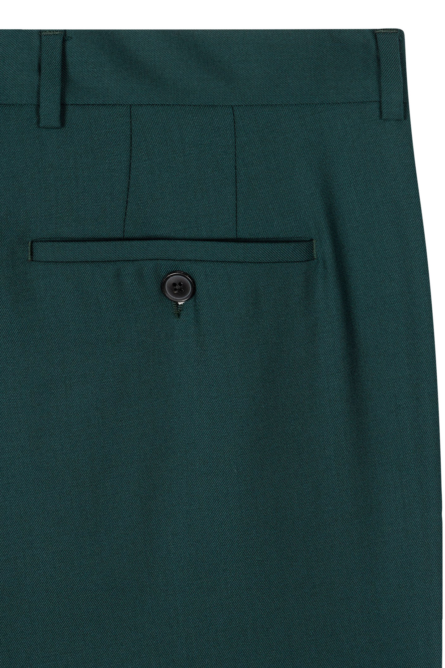 MENS TAILORED FIT 2 BUTTON SUIT PETROL GREEN 10