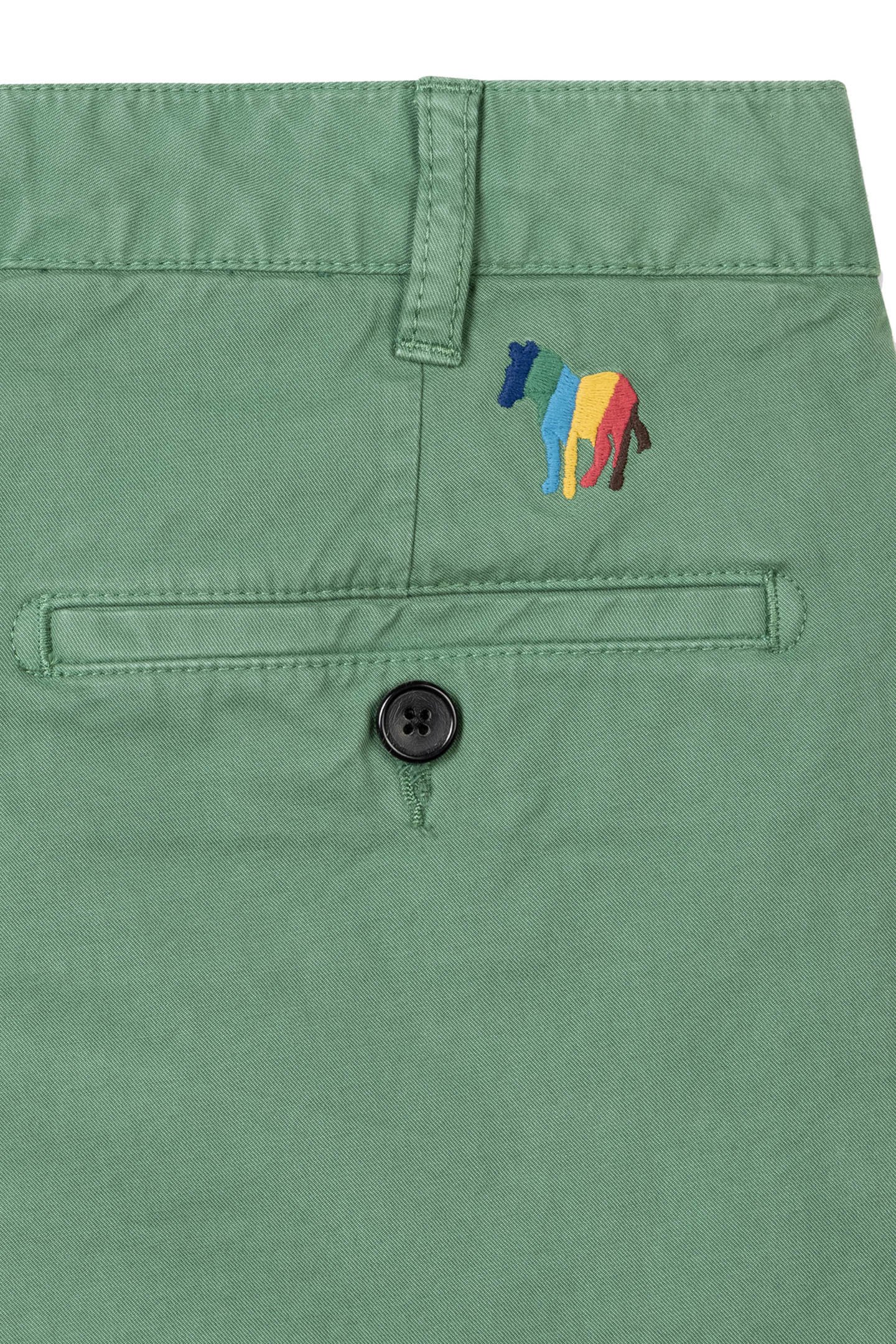 SHORTS BS ZEBRA EMB EMERALD GREEN 2