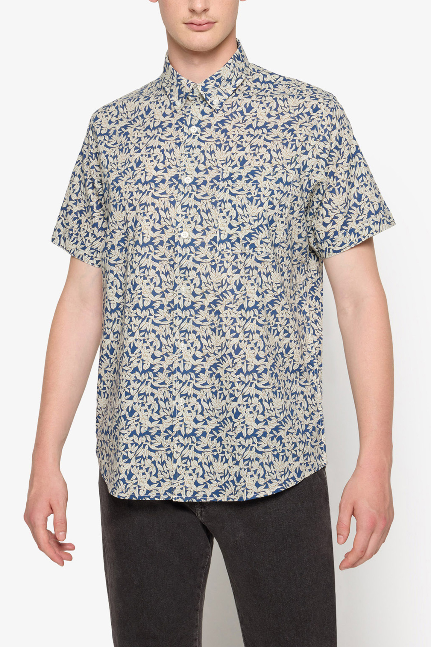 PINGOLSI PRINT SLUB BLUE CAPTAIN 1