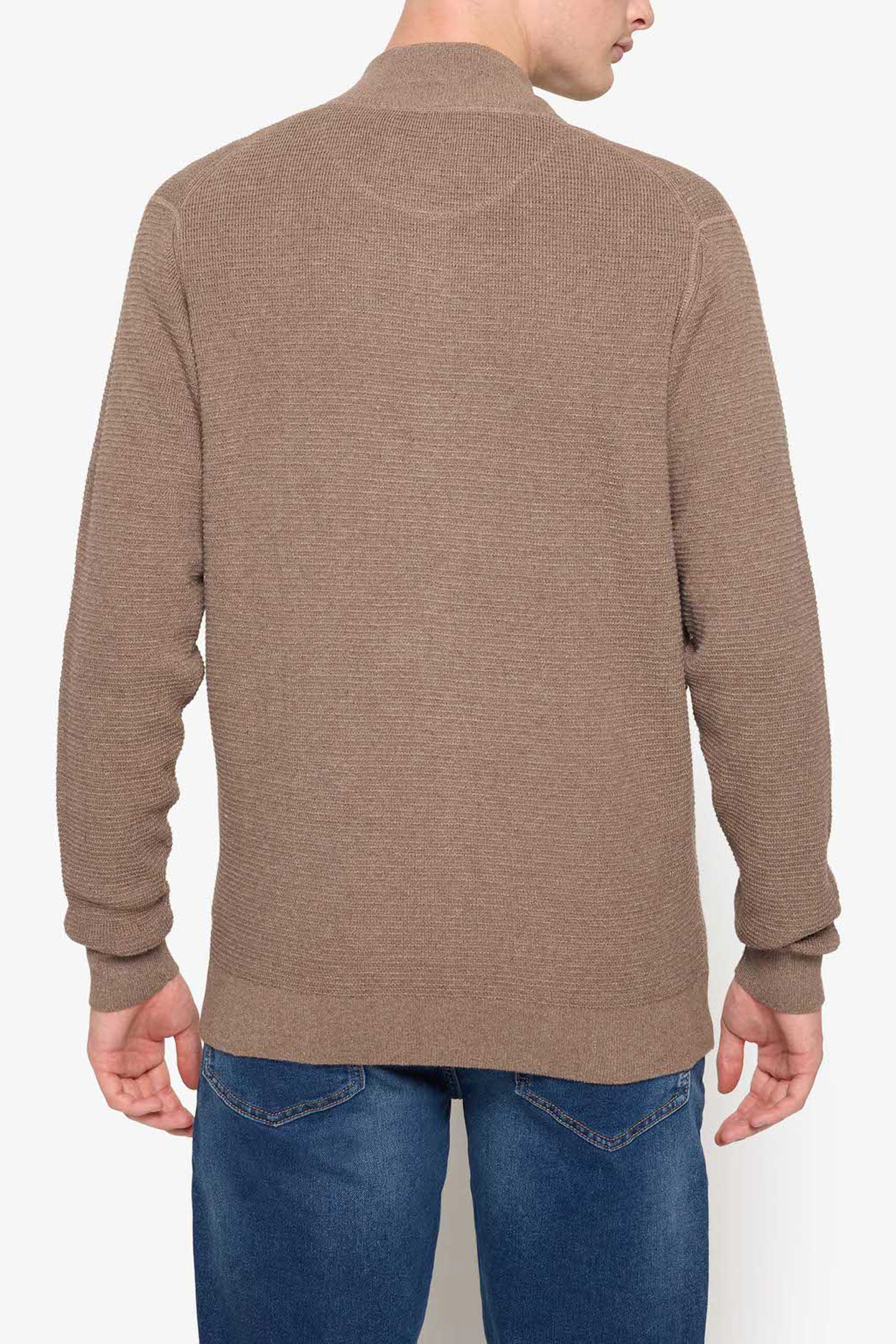 CONNORSI STRUCTURE CARDIGAN+ OAK MELANGE 2