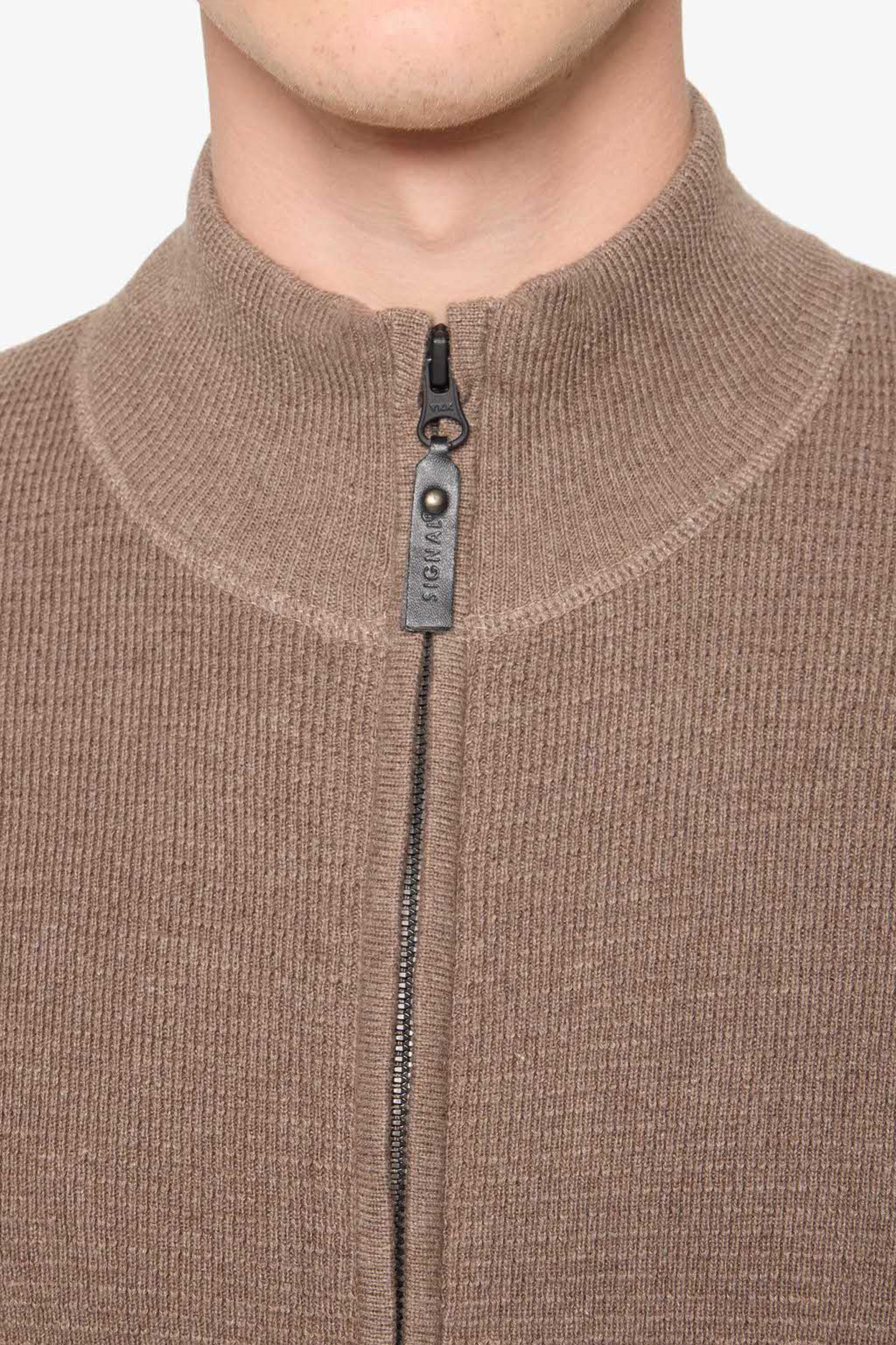 CONNORSI STRUCTURE CARDIGAN+ OAK MELANGE 6